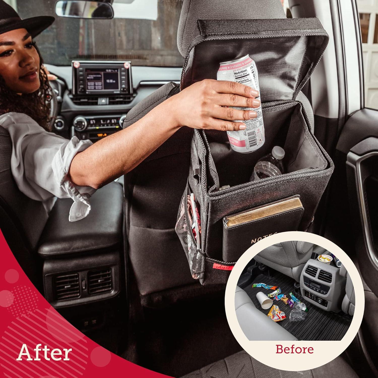 Basurero para Auto YongYiShangMao 9.46L Impermeable Negro