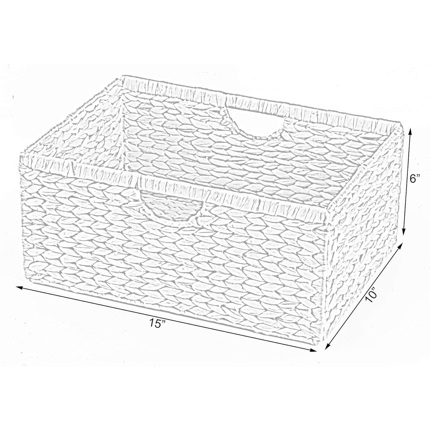 Cestas de Almacenamiento Plegables Vintiquewise - Juego de 3 Pequeñas
