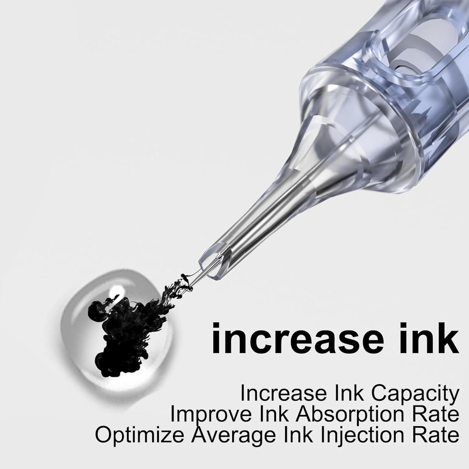 Agujas de Cartucho BRONC 50PCS 1RL 0.30mm para Tatuaje