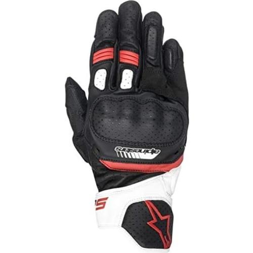 Guantes de Motociclismo Alpinestars SP-5 L Negro/Blanco/Rojo