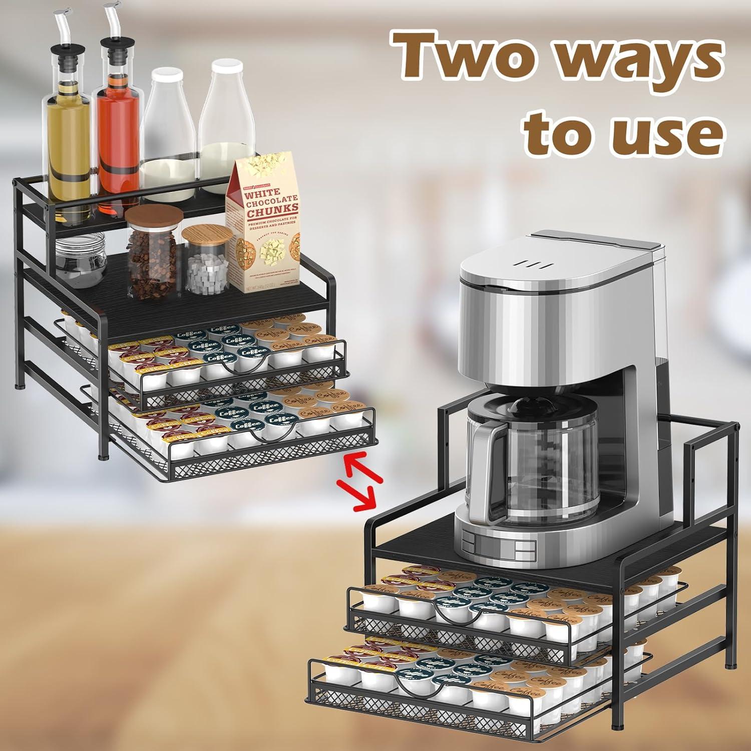 Organizador de Bar de Café OGEMXU 3 Niveles para 72 K Cups