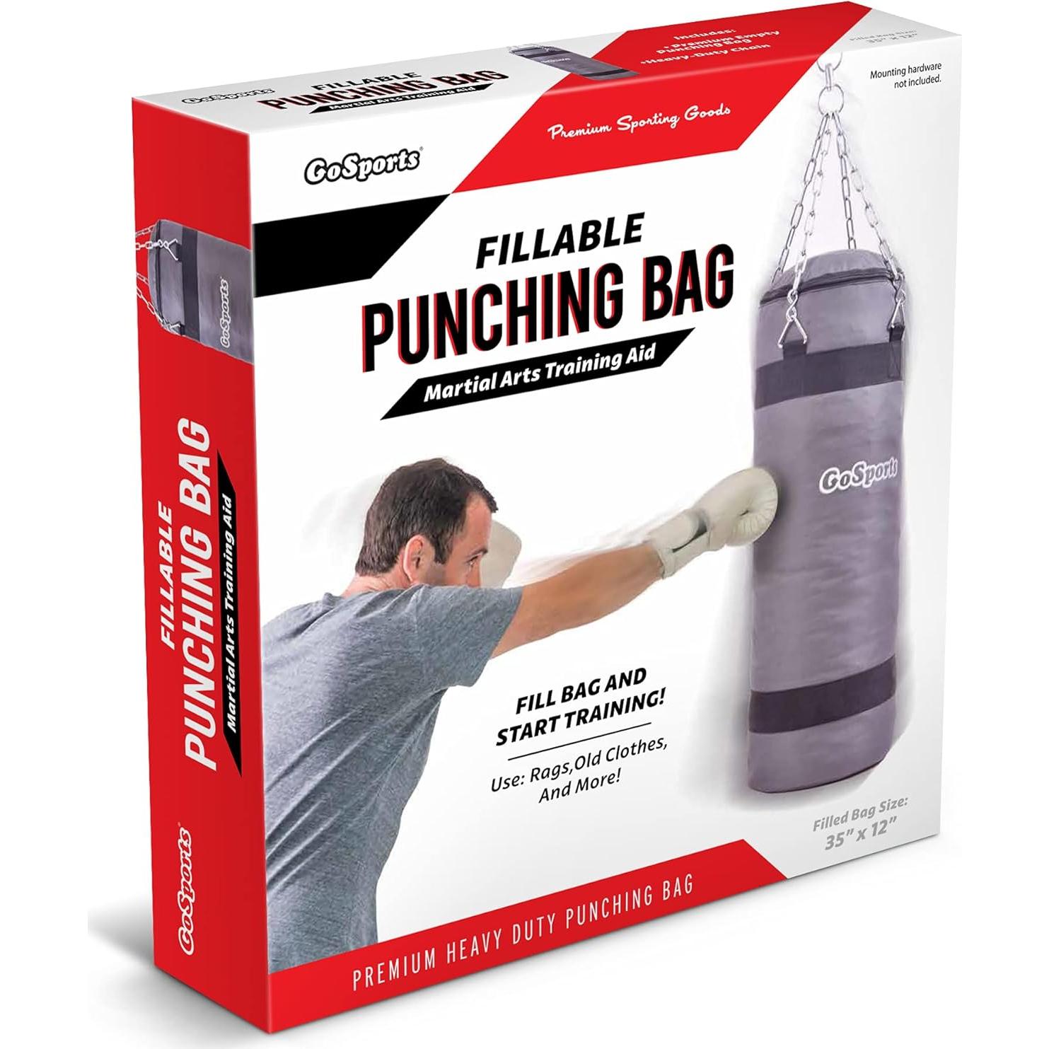 Bolsa de Boxeo Rellenable GoSports 88,9x30,5cm para MMA