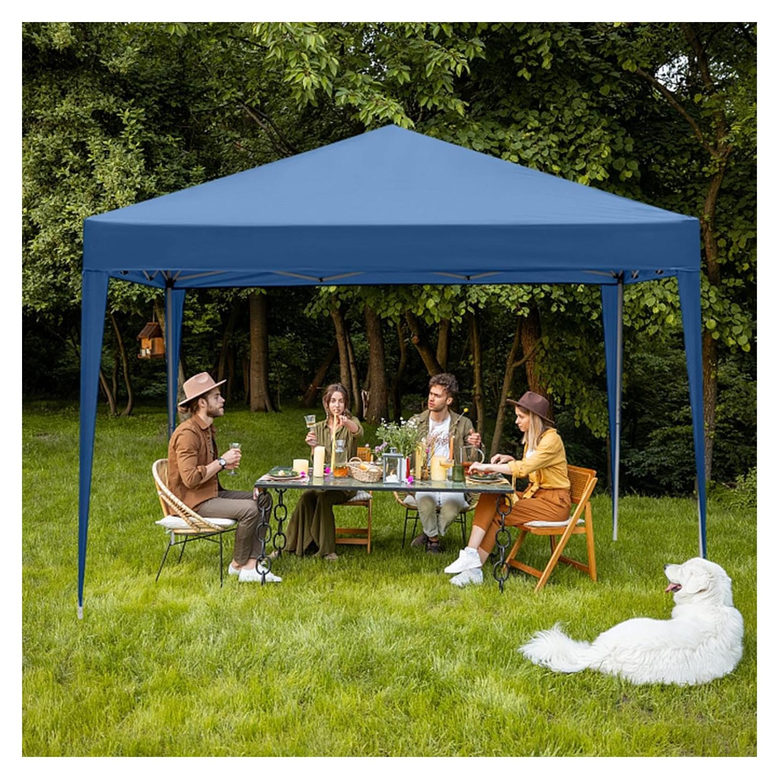 Toldo Plegable MIIEELO 3x3m Impermeable con Protección UV