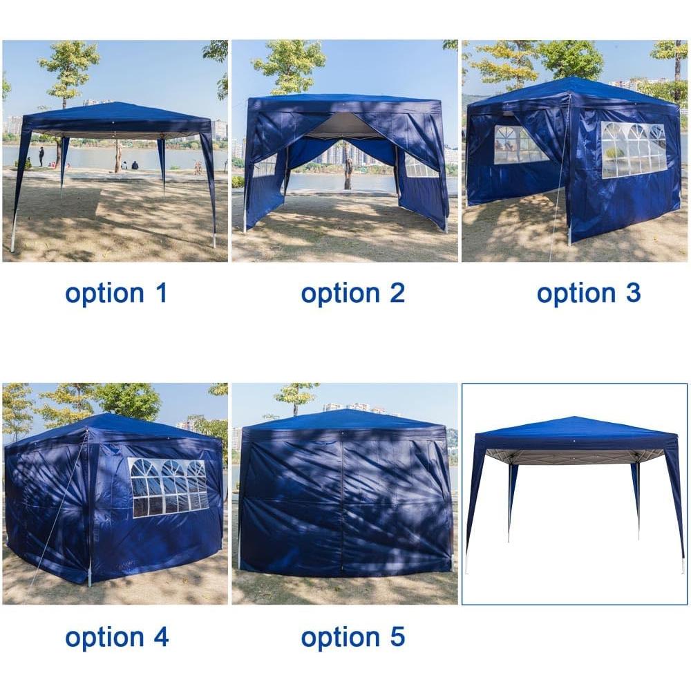 Toldo Plegable MIIEELO 3x3m Impermeable con Protección UV