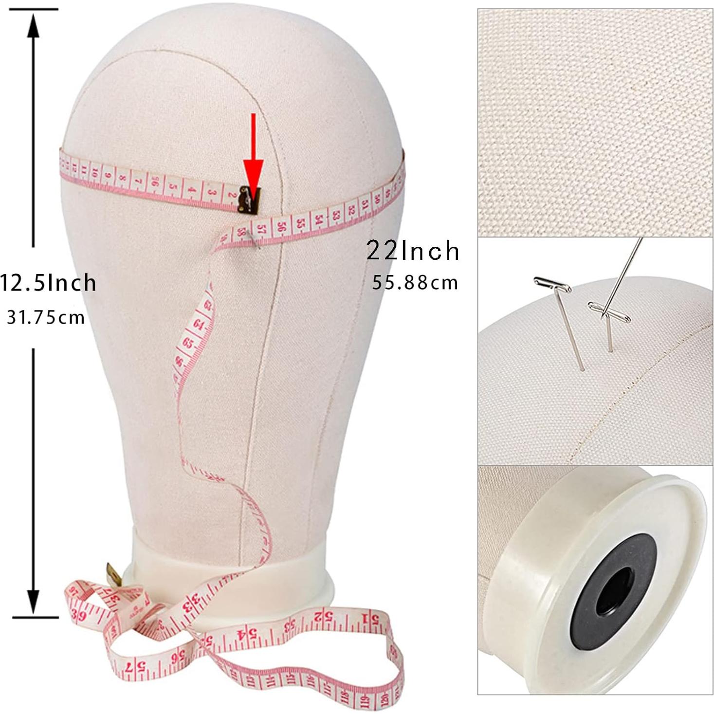 Soporte para Cabeza de Peluca LUNGCYX 22 Pulgadas con Trípode