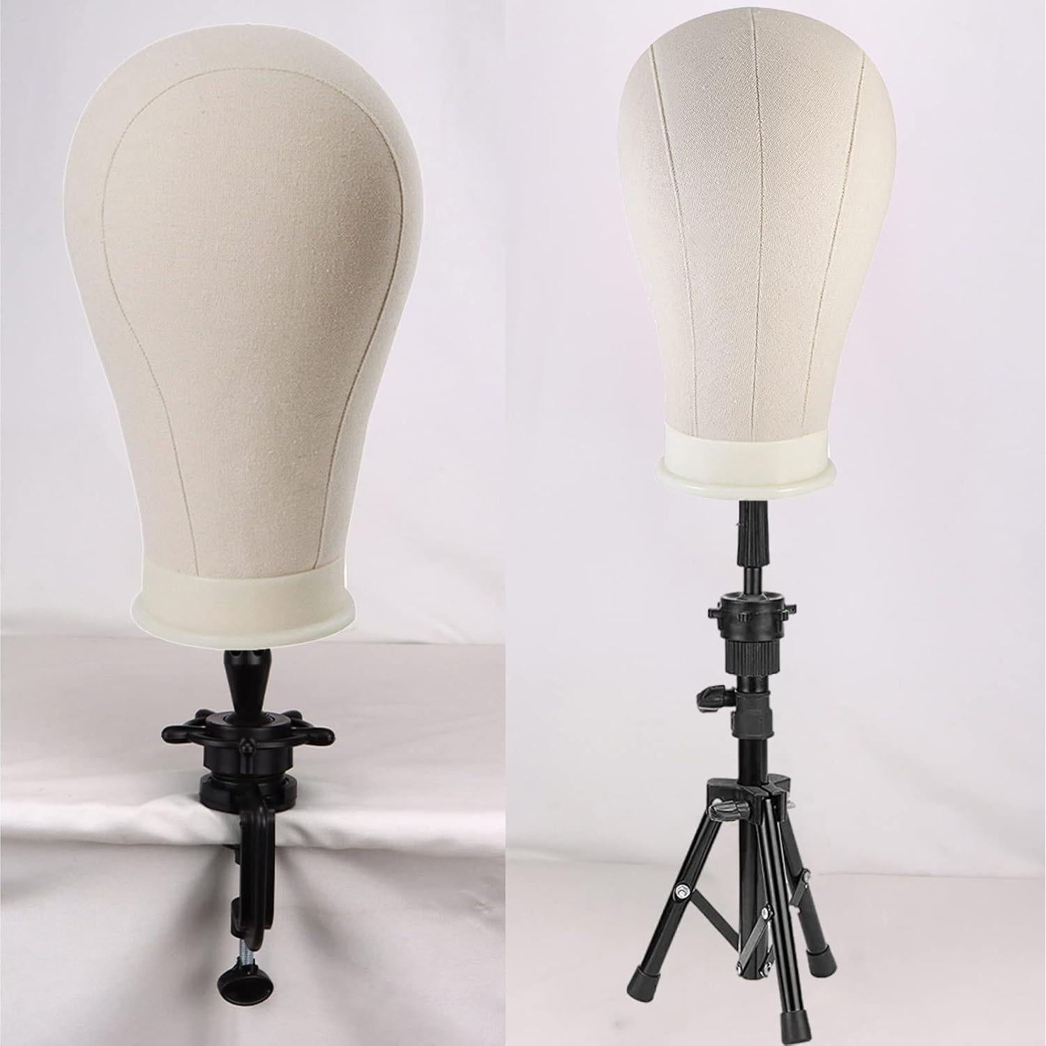 Soporte para Cabeza de Peluca LUNGCYX 22 Pulgadas con Trípode