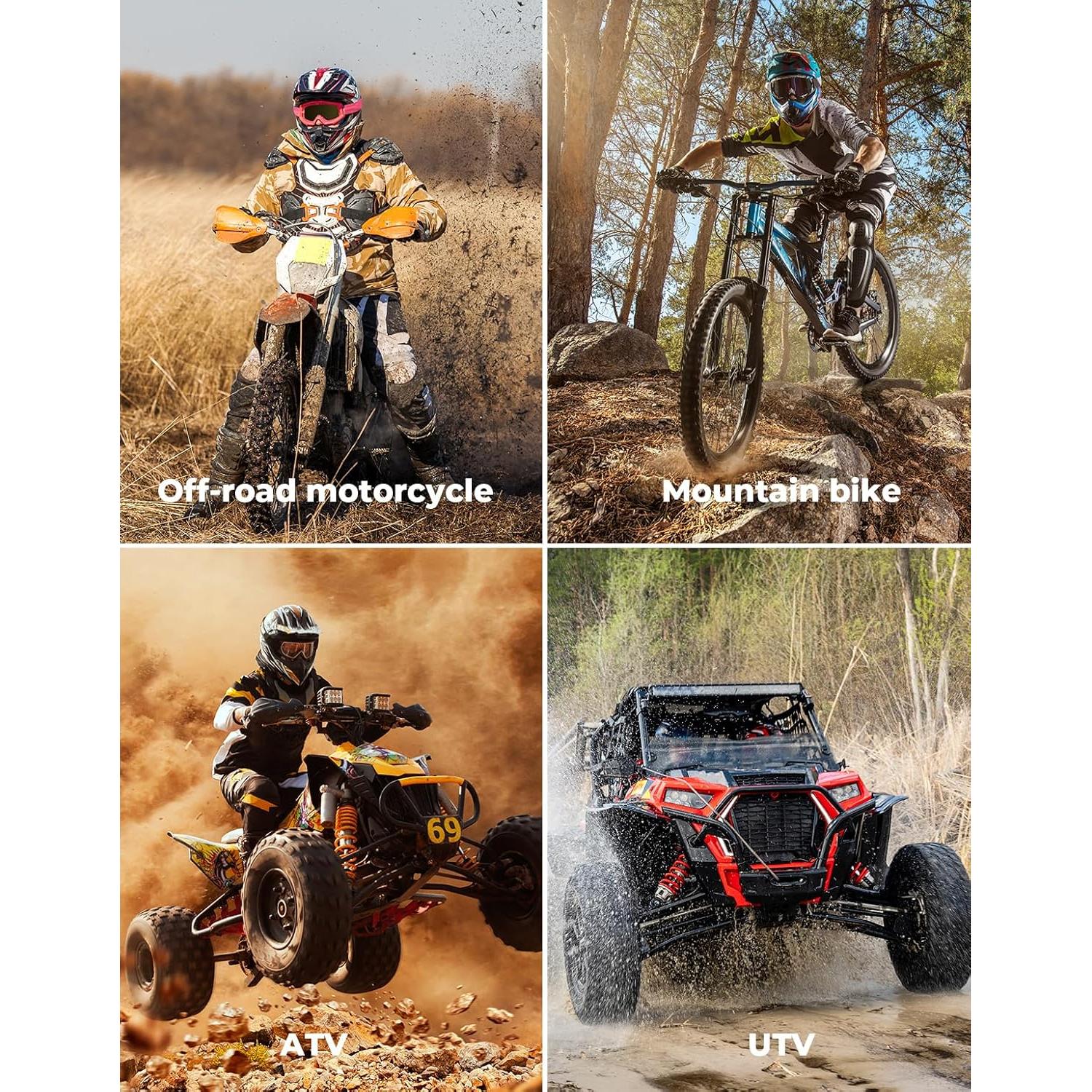 Guantes de Moto KEMIMOTO Negros M con Pantalla Táctil