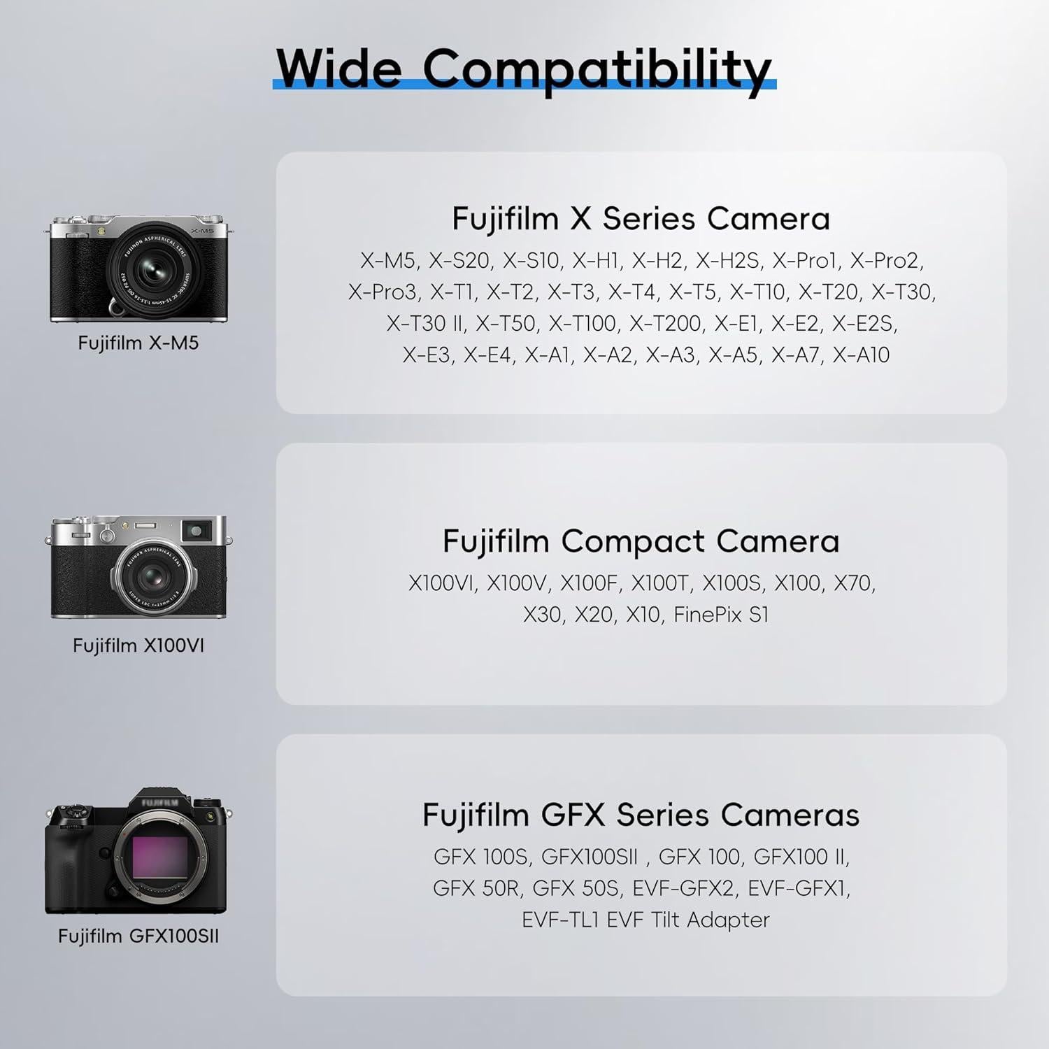 Tapa de Zapata Fría JJC para Cámaras Fujifilm - 2 Piezas