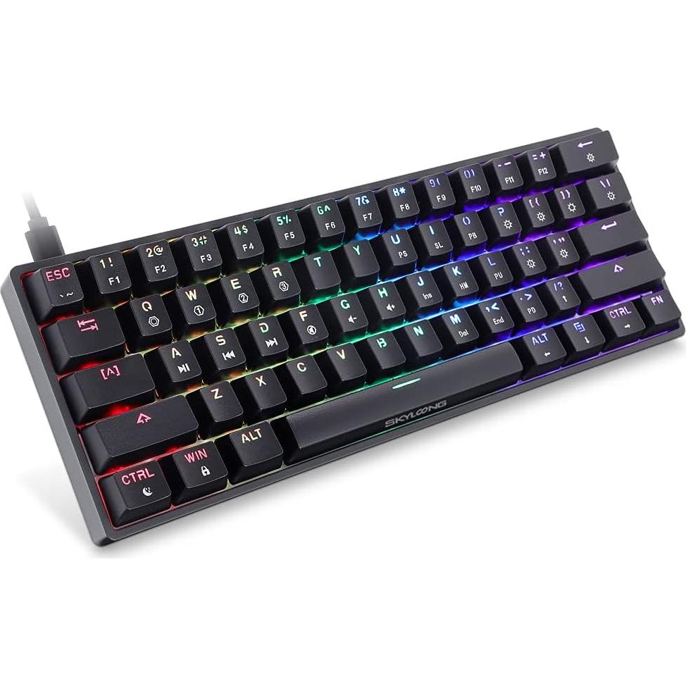 Teclado Mecánico RGB SKYLOONG GK61 61 Teclas Compacto