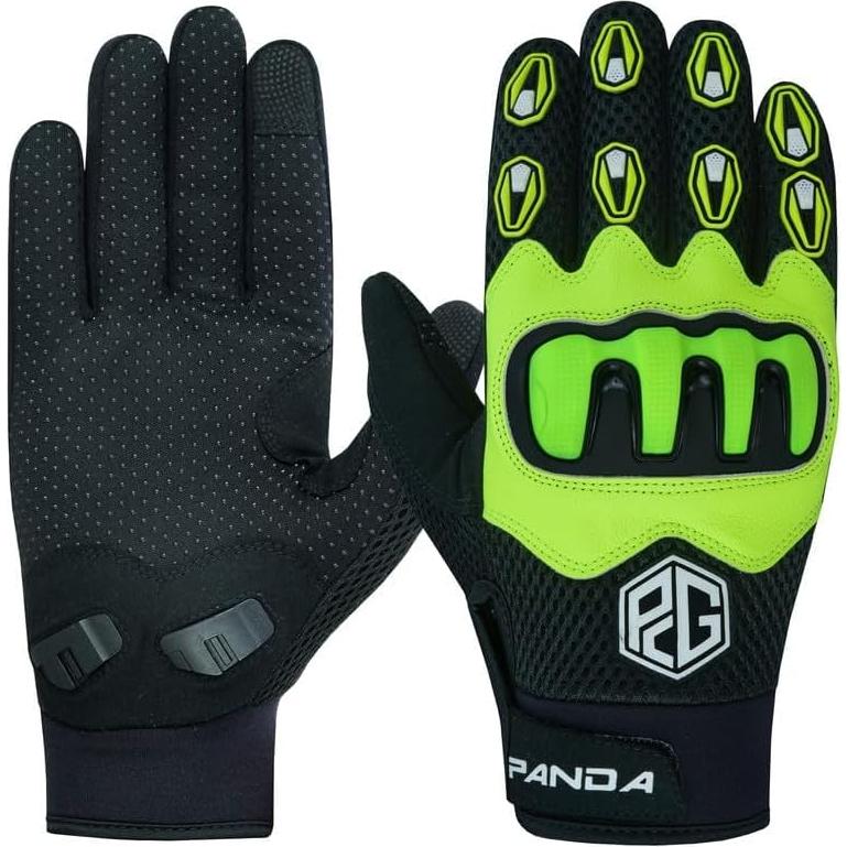 Guantes de Motocicleta Panda Cycle Gear Elan Medianos Azules