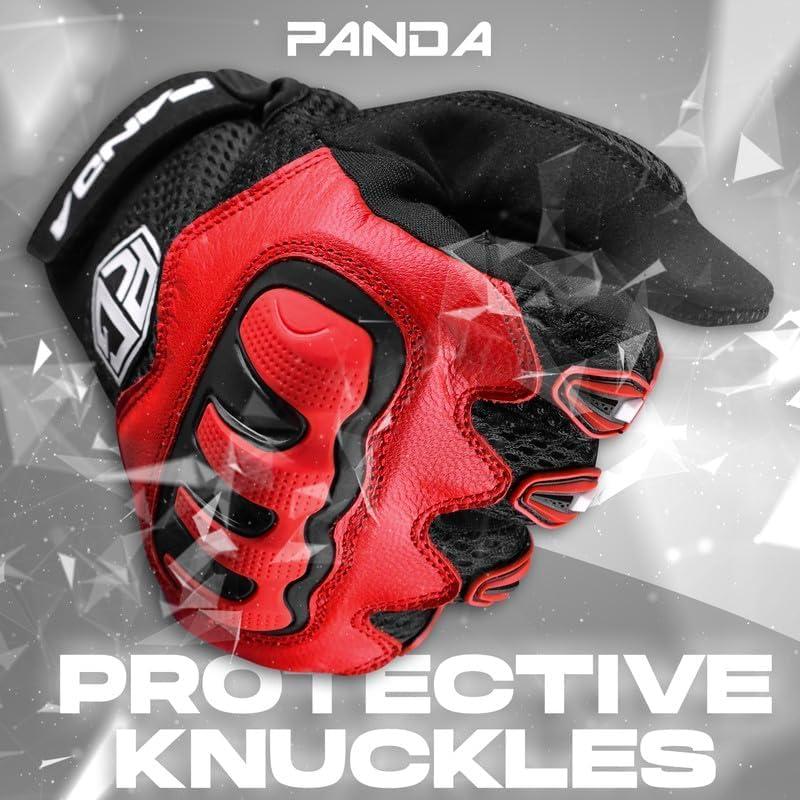 Guantes de Motocicleta Panda Cycle Gear Elan Medianos Azules