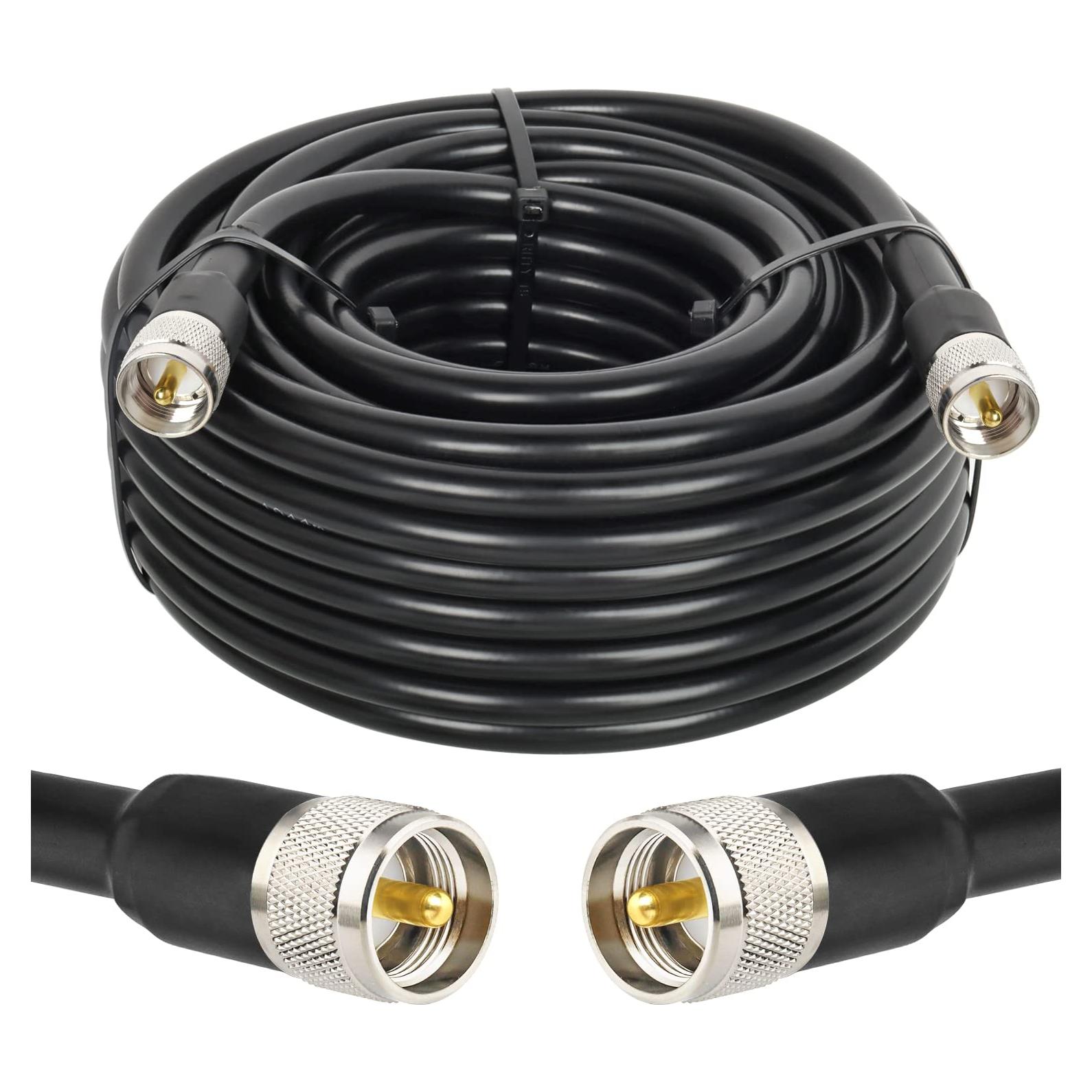 Cable Coaxial RG213 UHF Macho a Macho 15.24M MOOKEERF