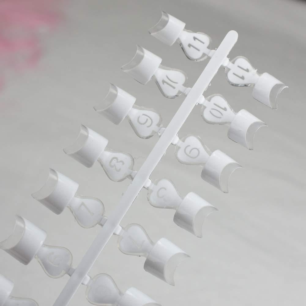 Puntas de Uñas Falsas Coolnail 120 Pcs Media Cubierta Francesa