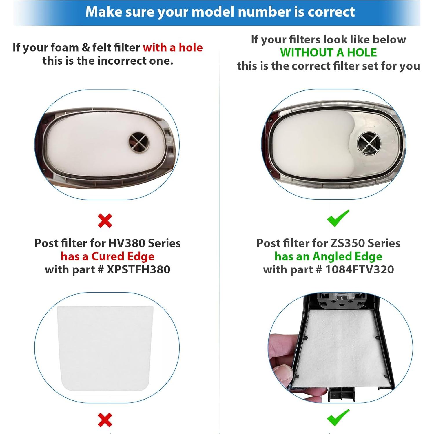 Juego de Filtros de Reemplazo Lemige para Aspiradora Shark Rocket