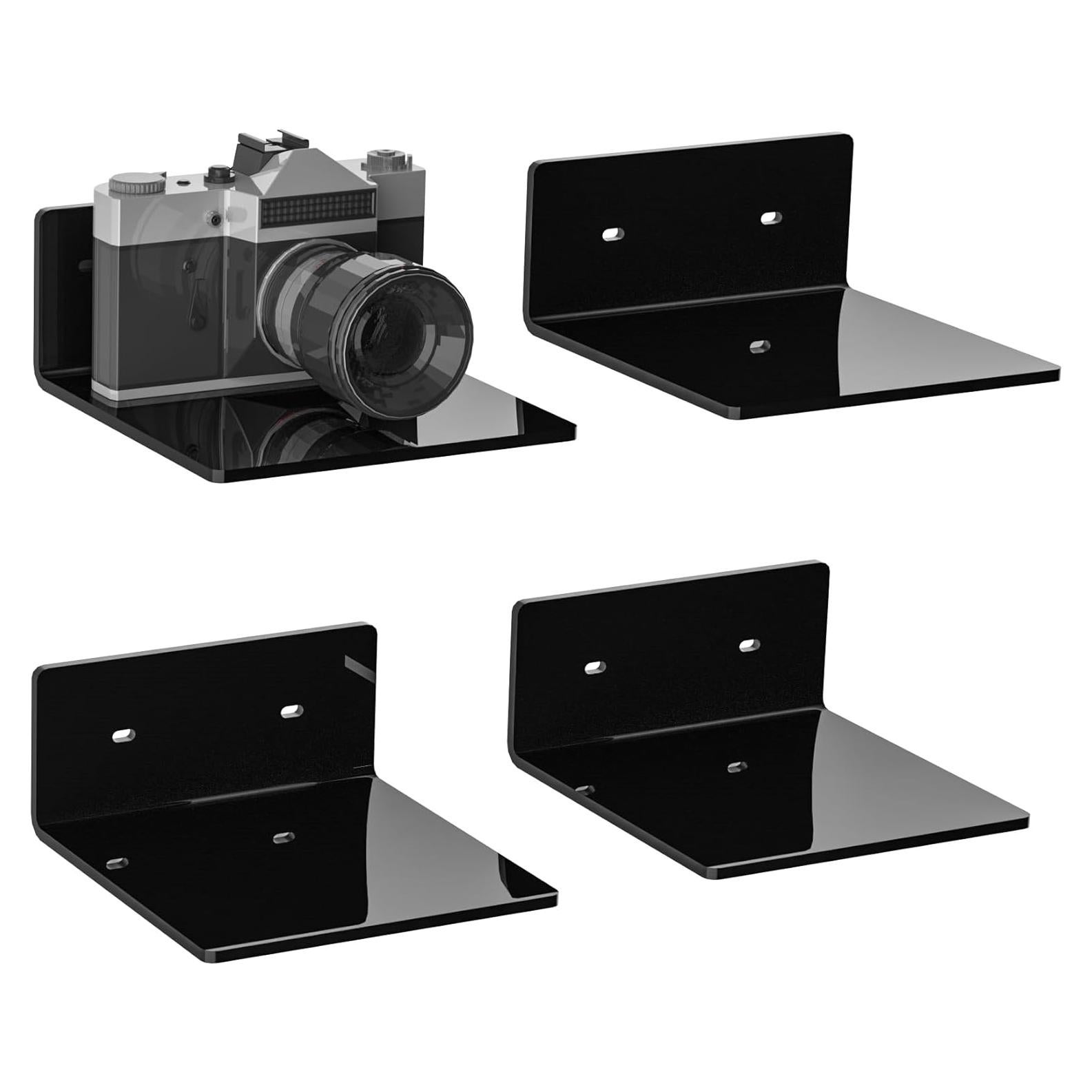 Estantes de Pared Acrílico Hexsonhoma 15 cm Paquete de 4