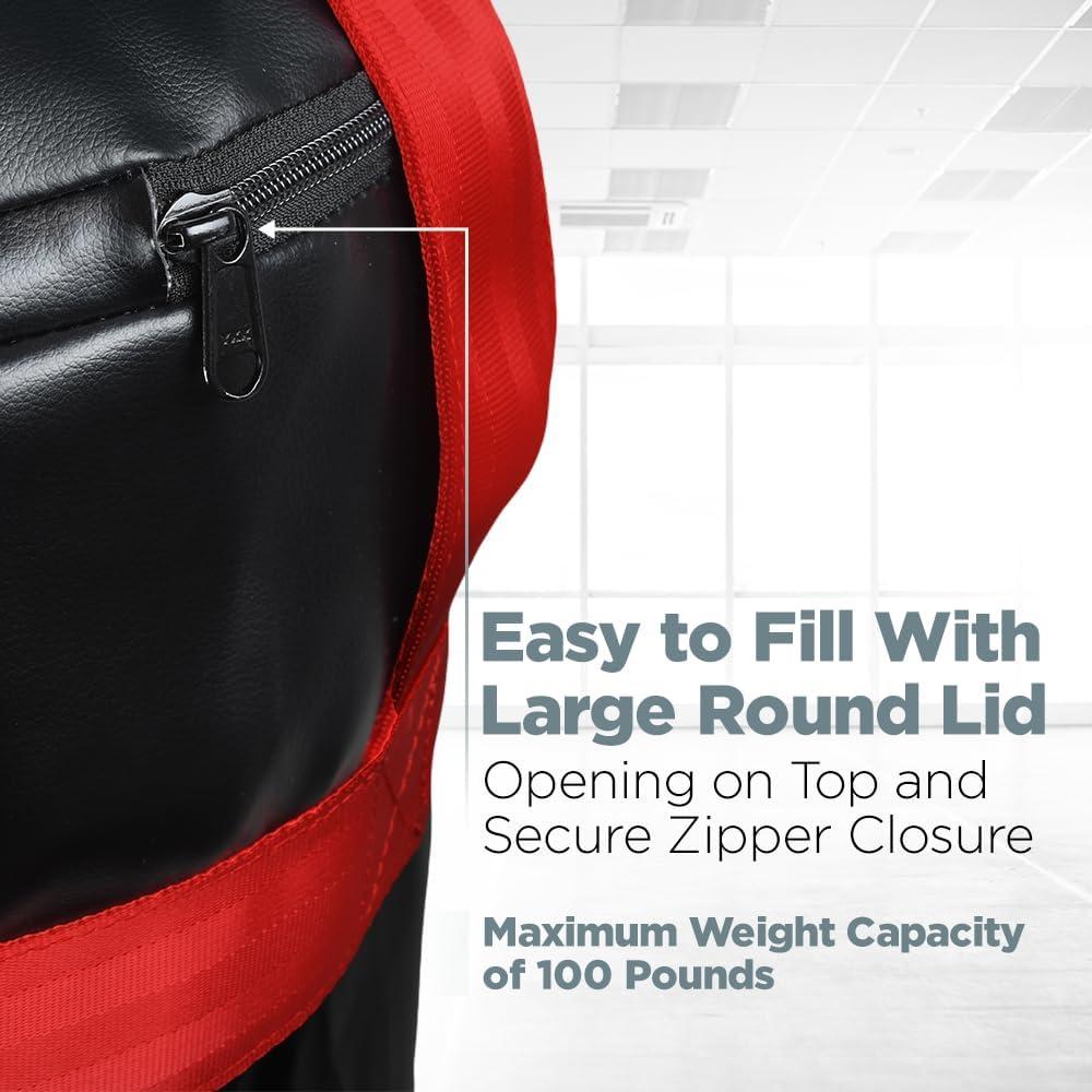 Bolsa de Boxeo LoGest - Pesada 45,36 kg - Rojo