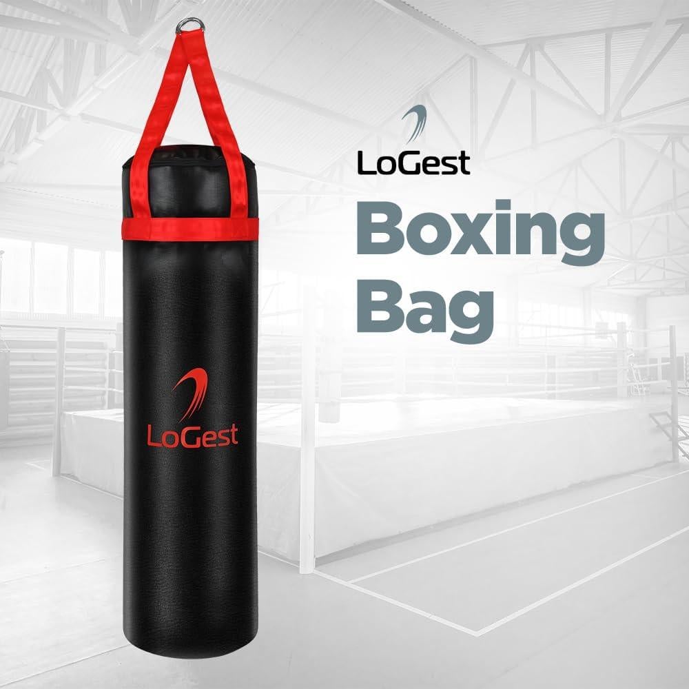Bolsa de Boxeo LoGest - Pesada 45,36 kg - Rojo