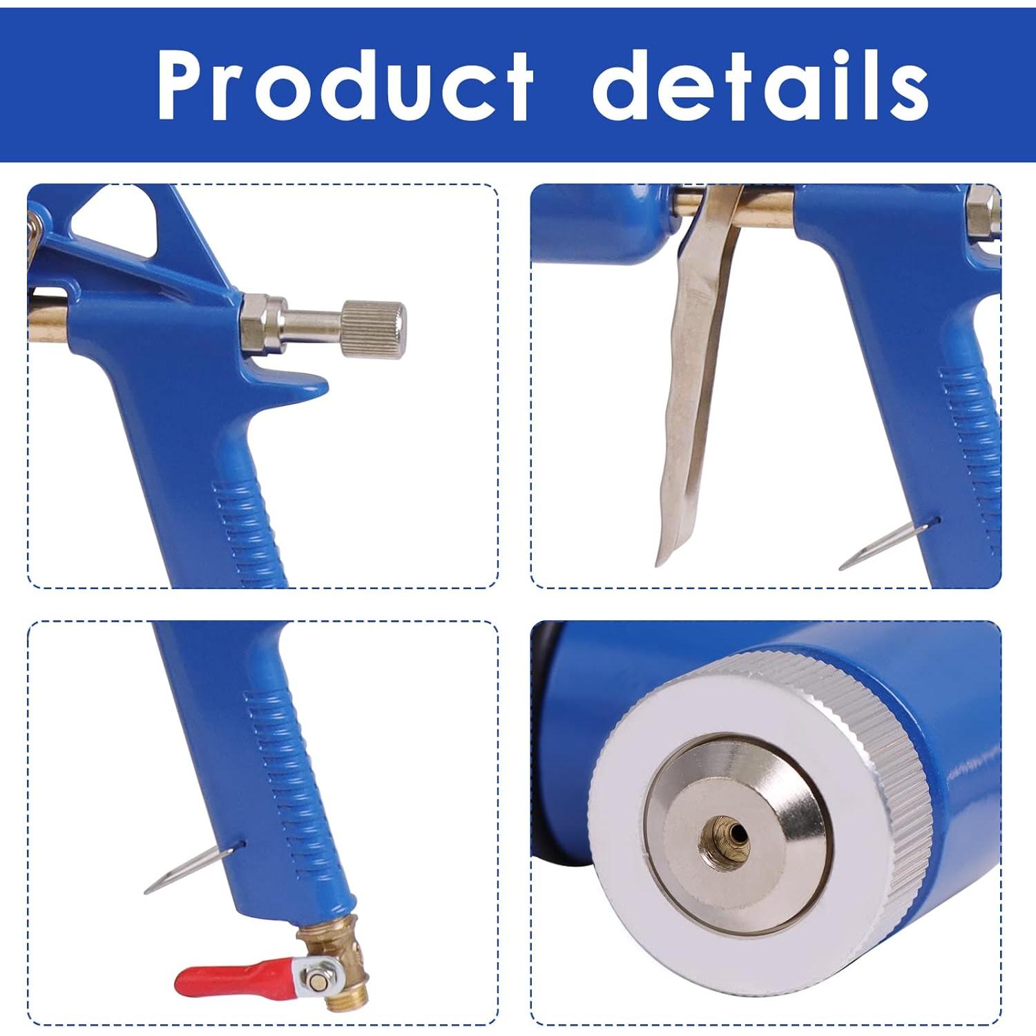 Pulverizador de Textura Aflybltol 1.5 Galones Azul con 3 Boquillas