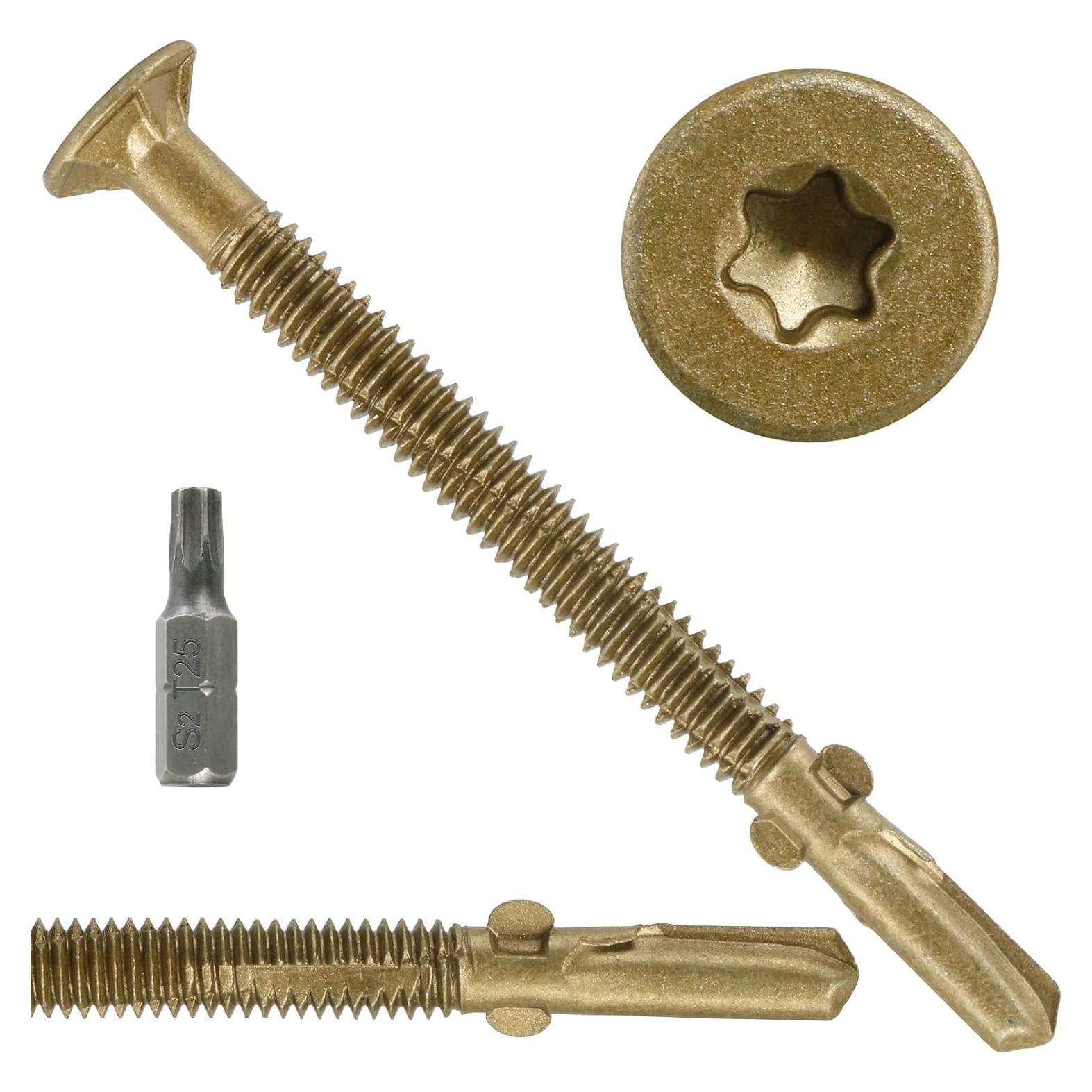 Tornillos Autoperforantes Reamer Tek FMhotu #10 x 41mm 120 Piezas