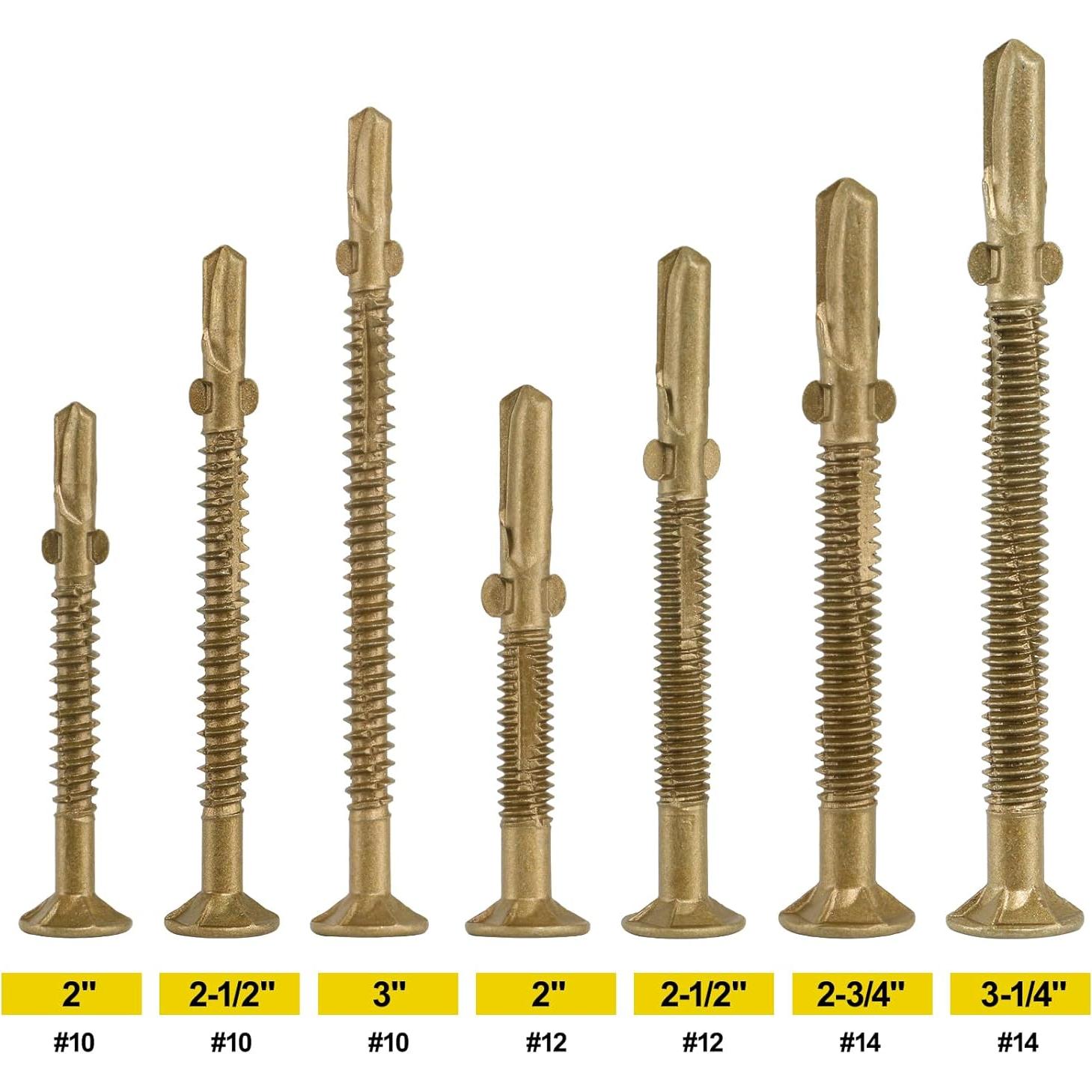 Tornillos Autoperforantes Reamer Tek FMhotu #10 x 41mm 120 Piezas