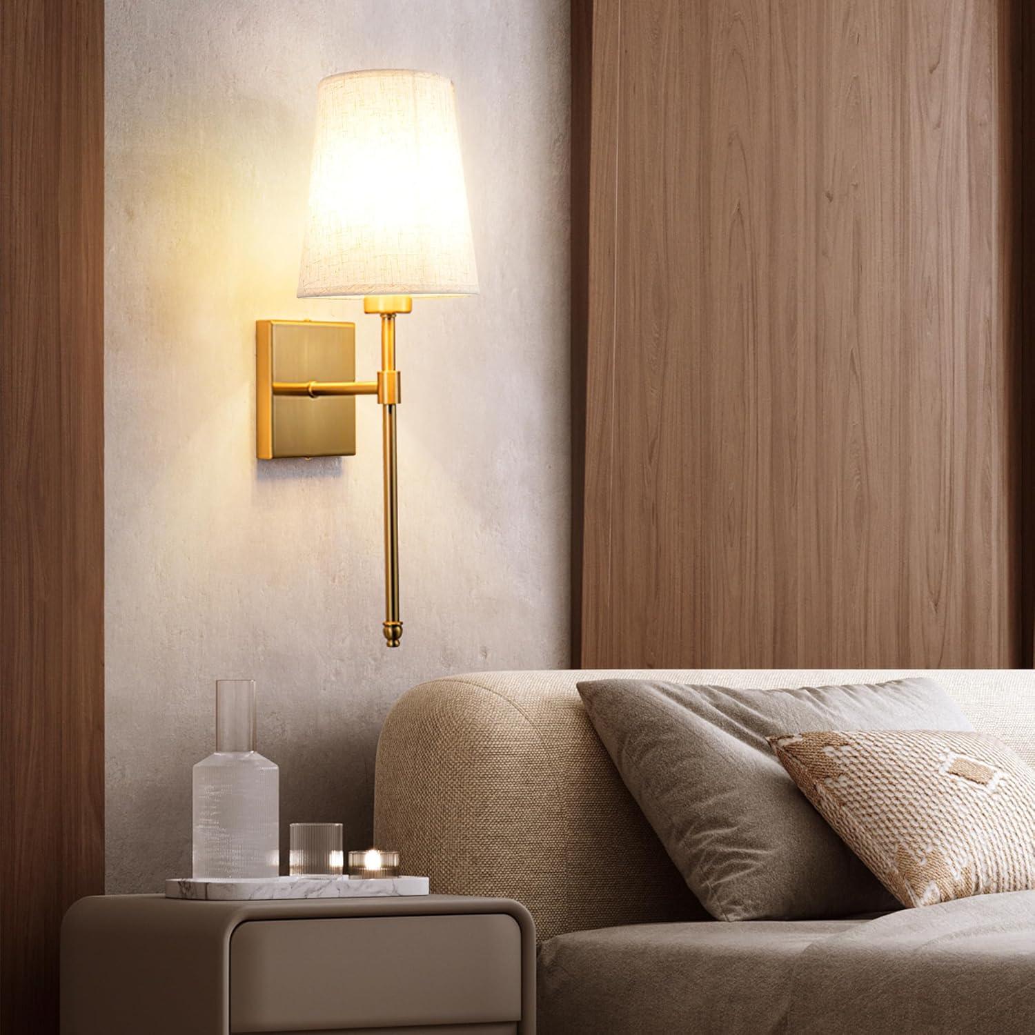 Aplique de Pared Inalámbrico YHCDLAMP 12W con Control Remoto