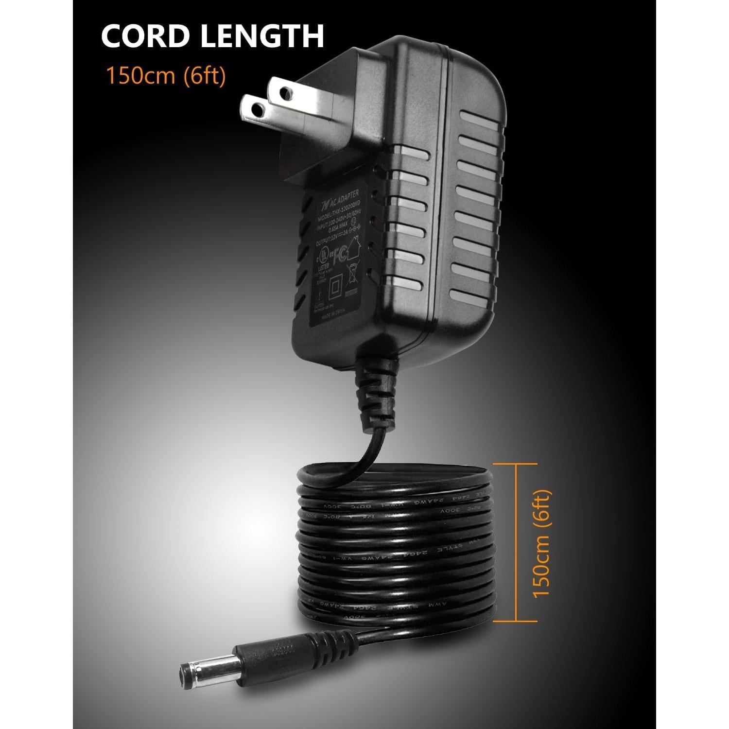 Adaptador de corriente 12V 2A 24W Foyu con 8 enchufes