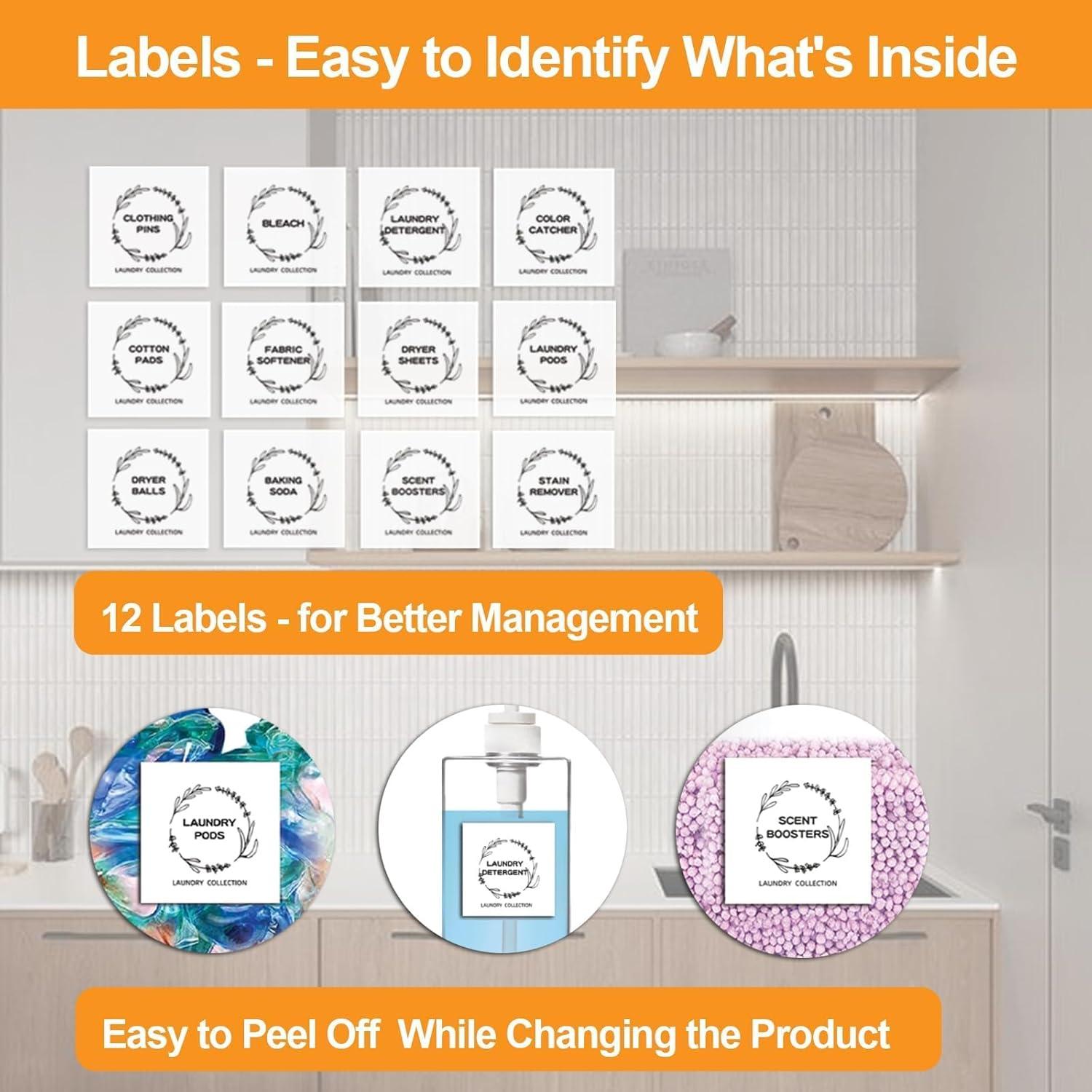 Contenedores de Lavandería FEXIA 3+2 con Dispensador y Etiquetas