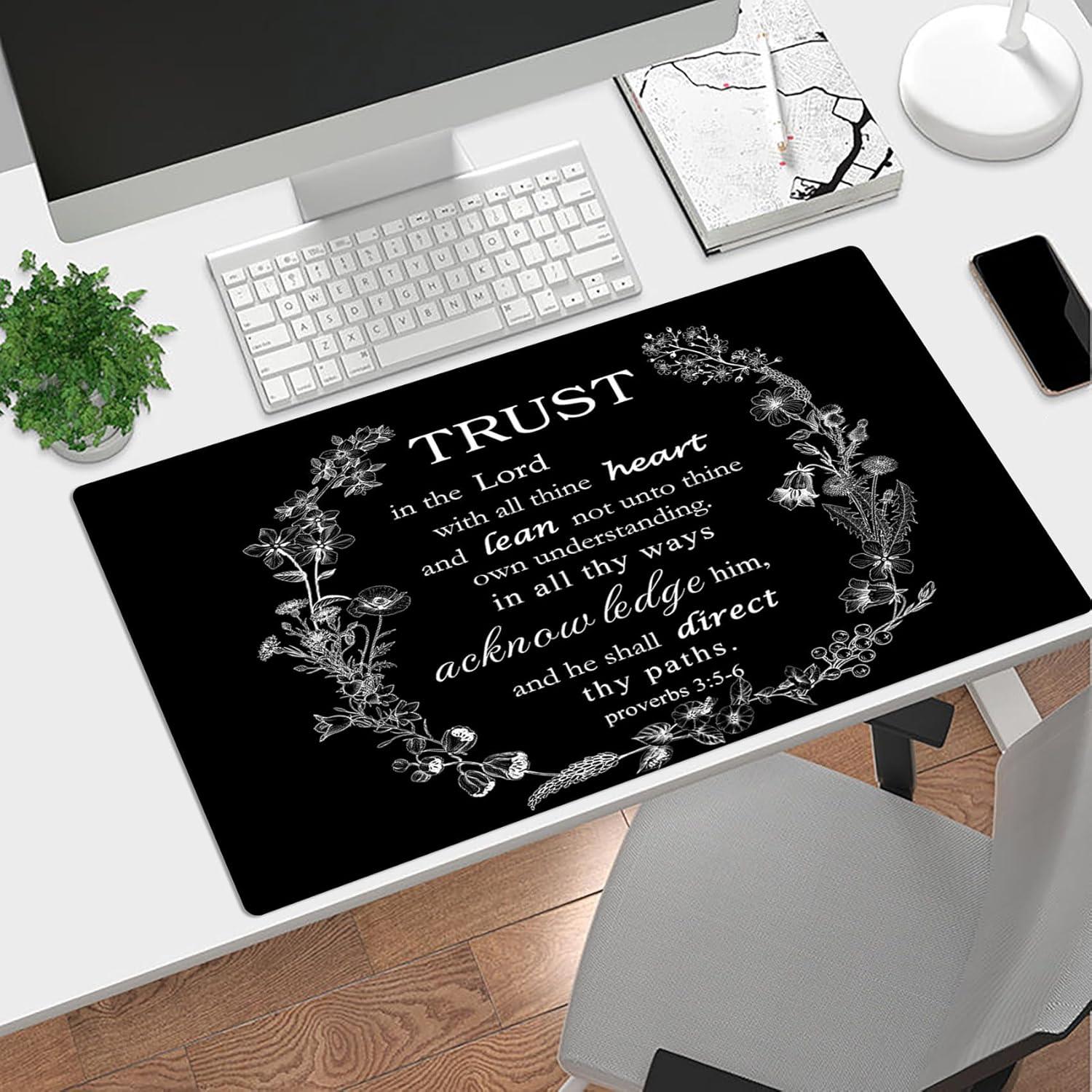 Alfombrilla de Ratón Grande EOBTAIN 80x40 cm Antideslizante