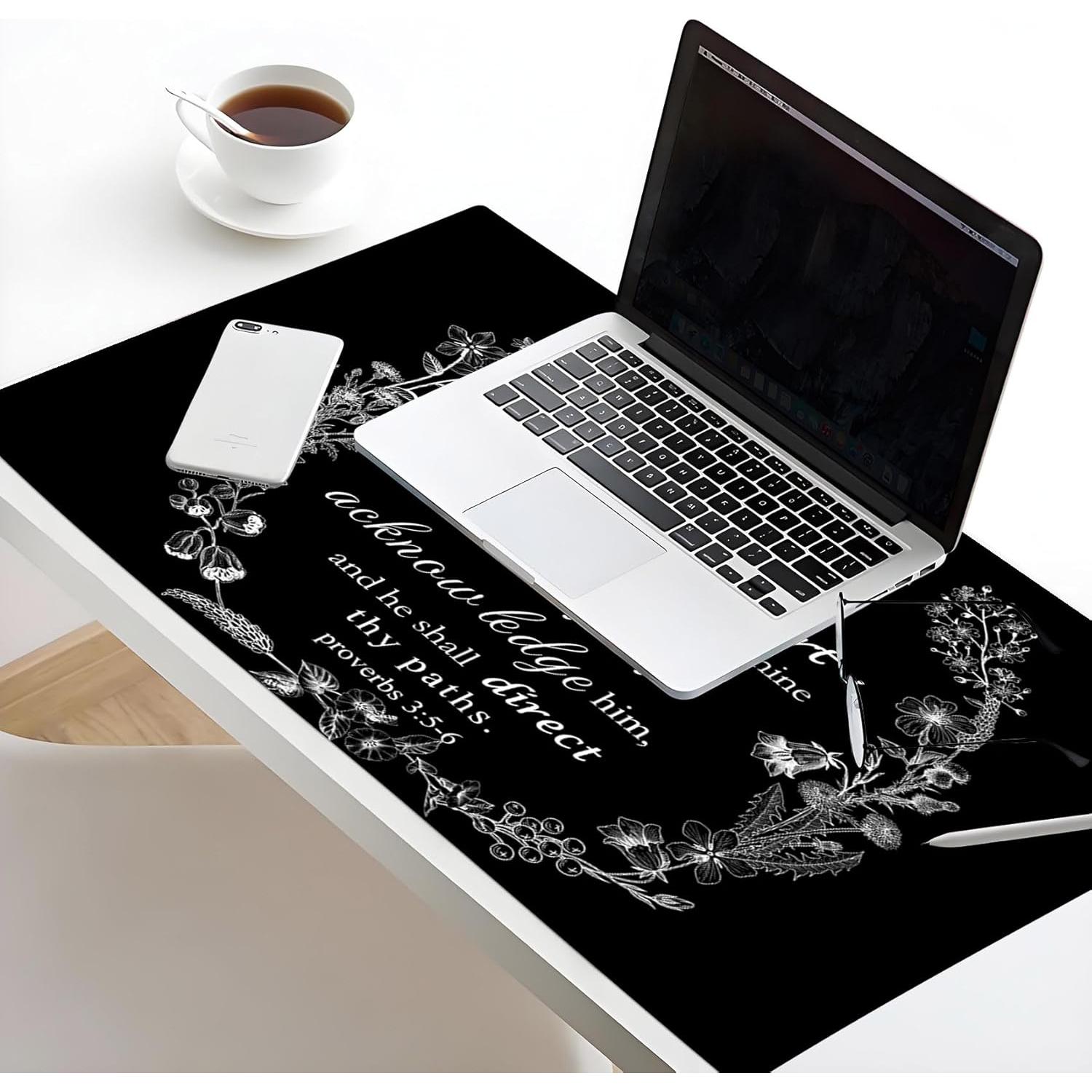 Alfombrilla de Ratón Grande EOBTAIN 80x40 cm Antideslizante