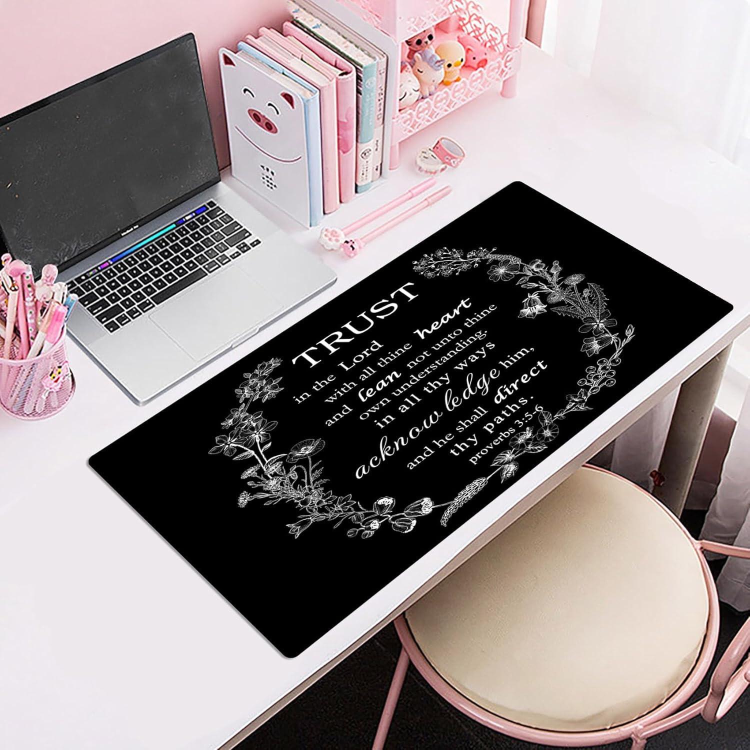 Alfombrilla de Ratón Grande EOBTAIN 80x40 cm Antideslizante