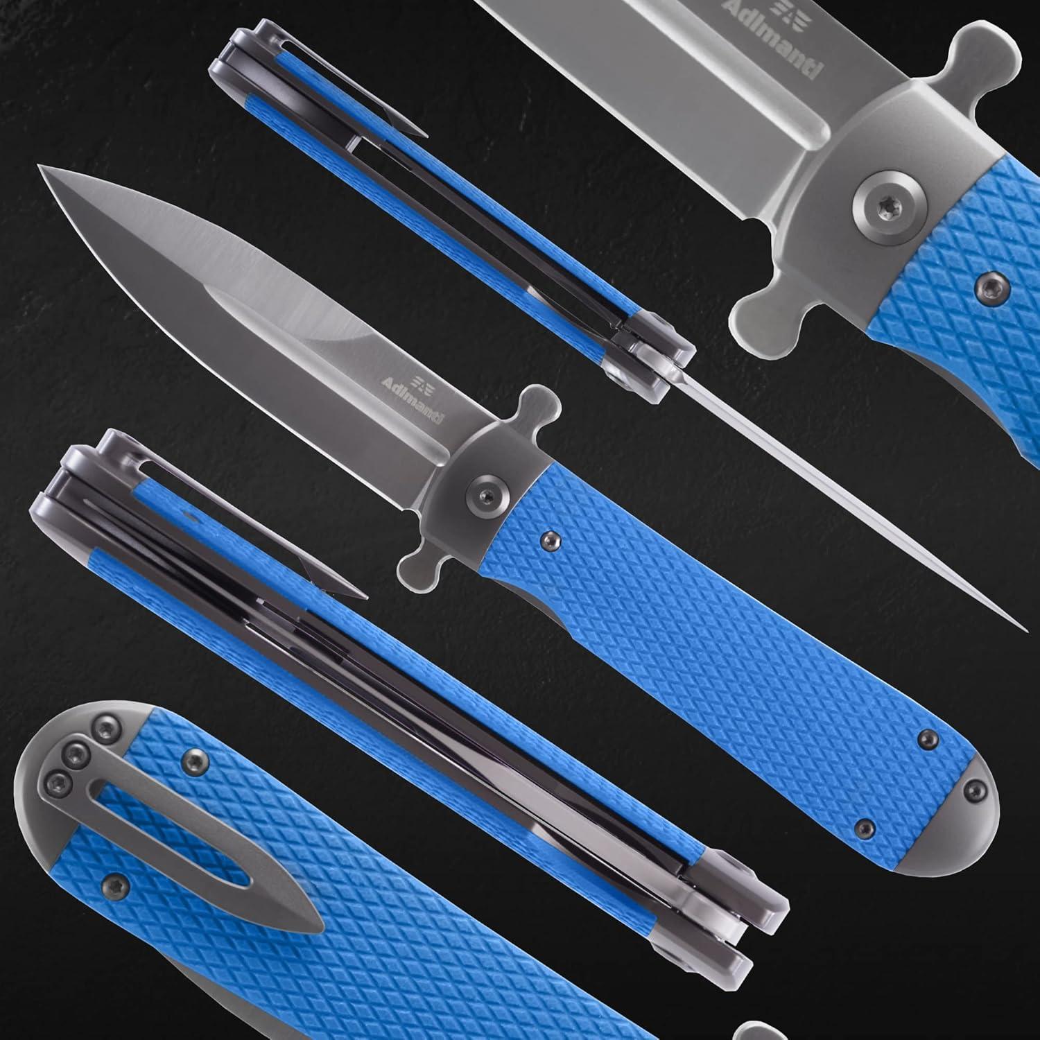 Cuchillo Plegable Ganzo Firebird Samson-BL D2 Mango G10 Azul