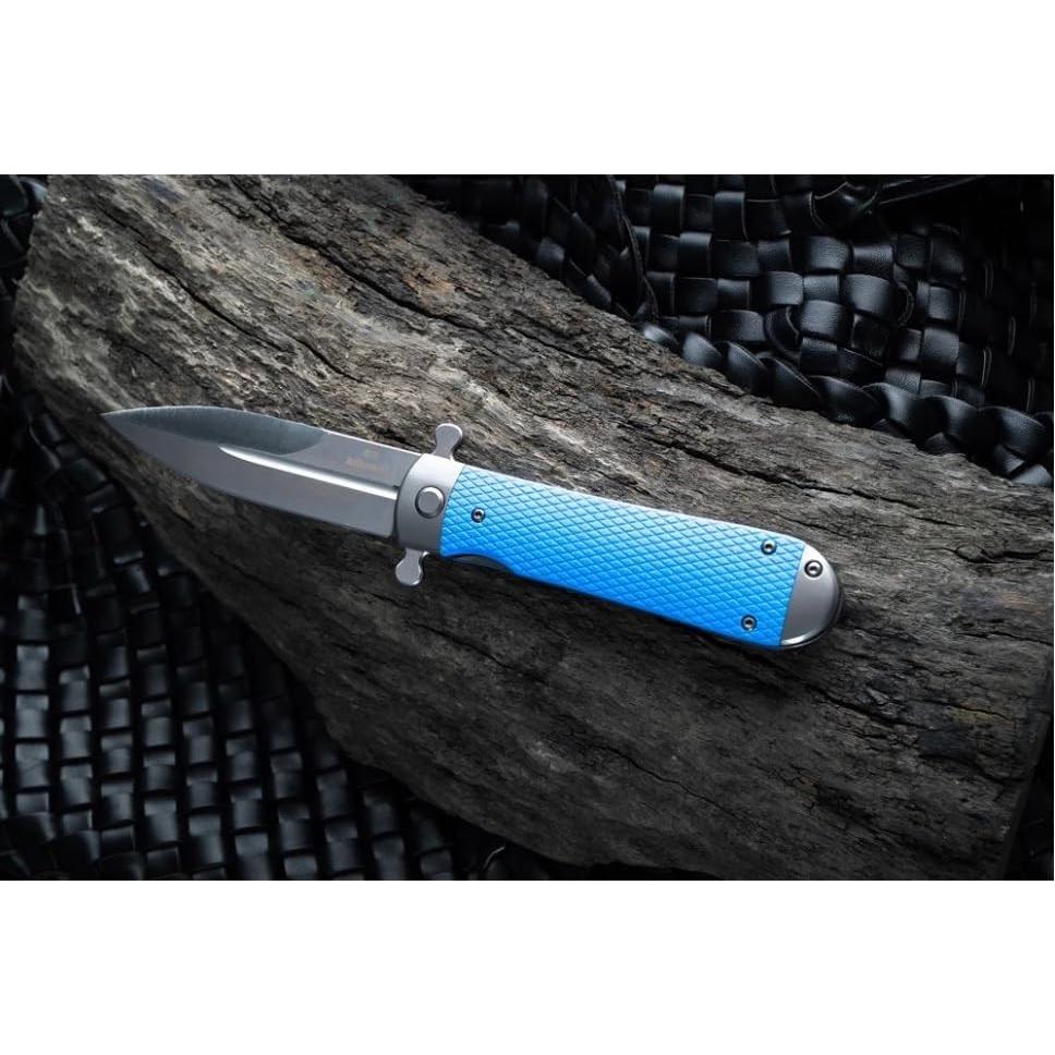 Cuchillo Plegable Ganzo Firebird Samson-BL D2 Mango G10 Azul