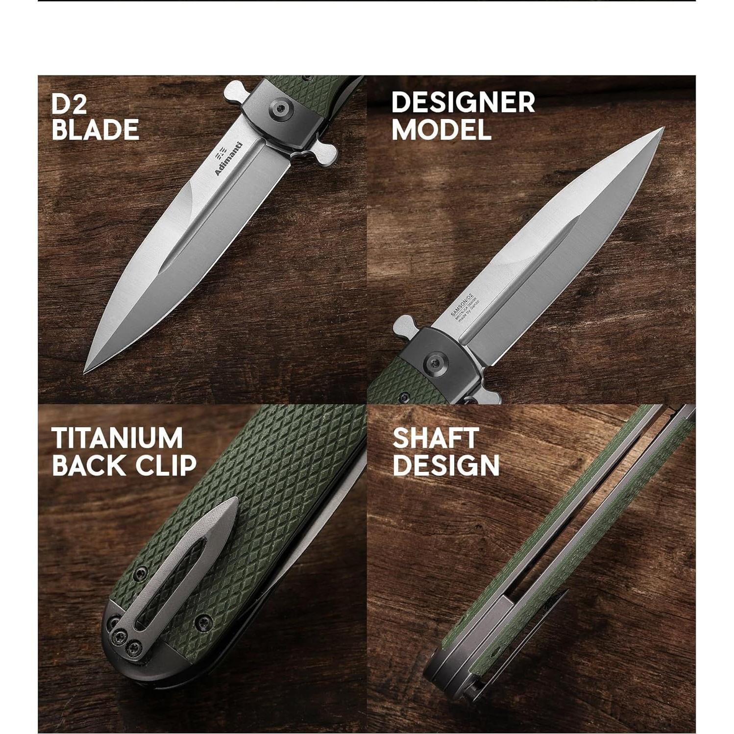 Cuchillo Plegable Ganzo Firebird Samson-BL D2 Mango G10 Azul