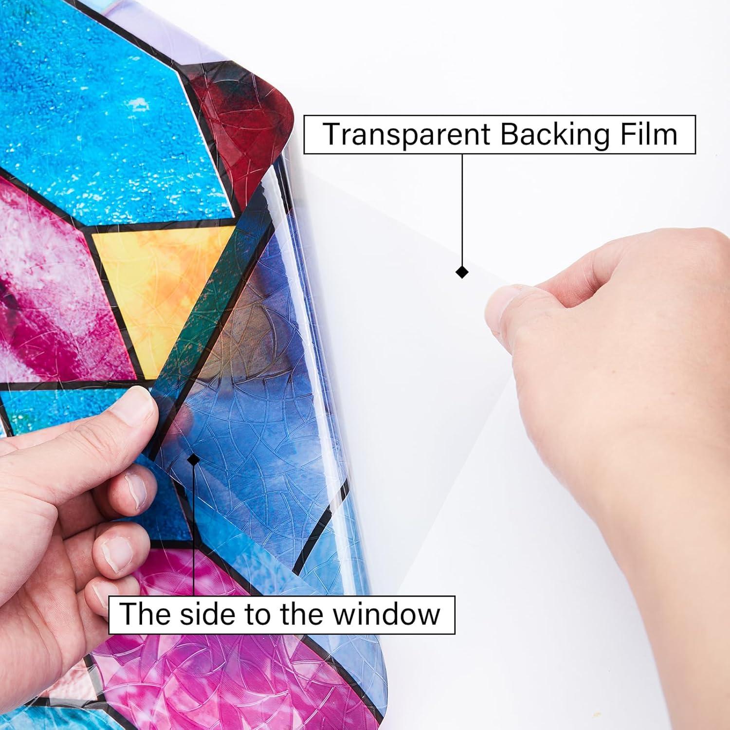 Película para Ventanas Kromapolis Rejilla Arcoíris 44.5x199.7cm