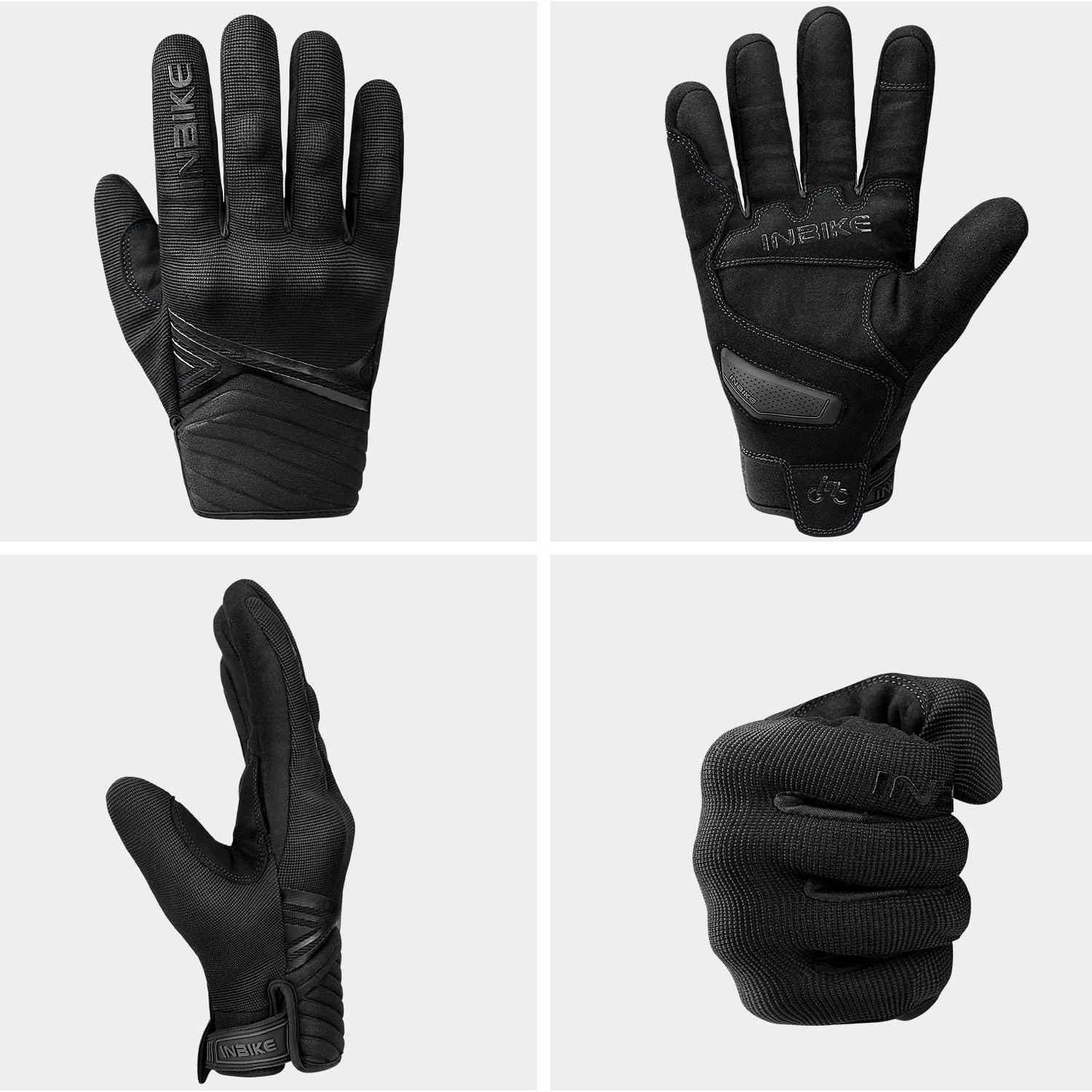 Guantes de Moto INBIKE Impermeables Térmicos Talla Grande