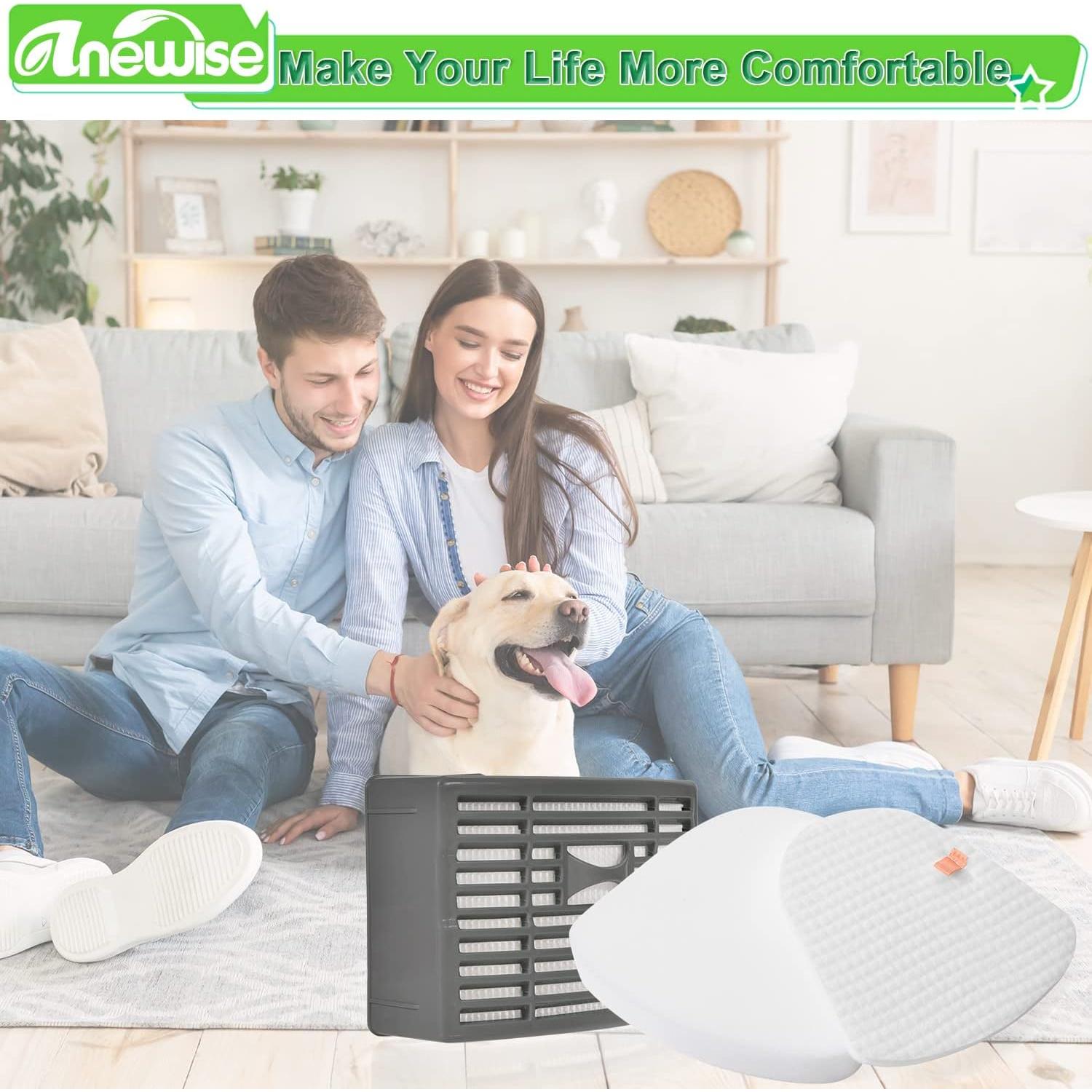 Filtro Reemplazo HEPA Anewise para Aspiradora Shark NV580