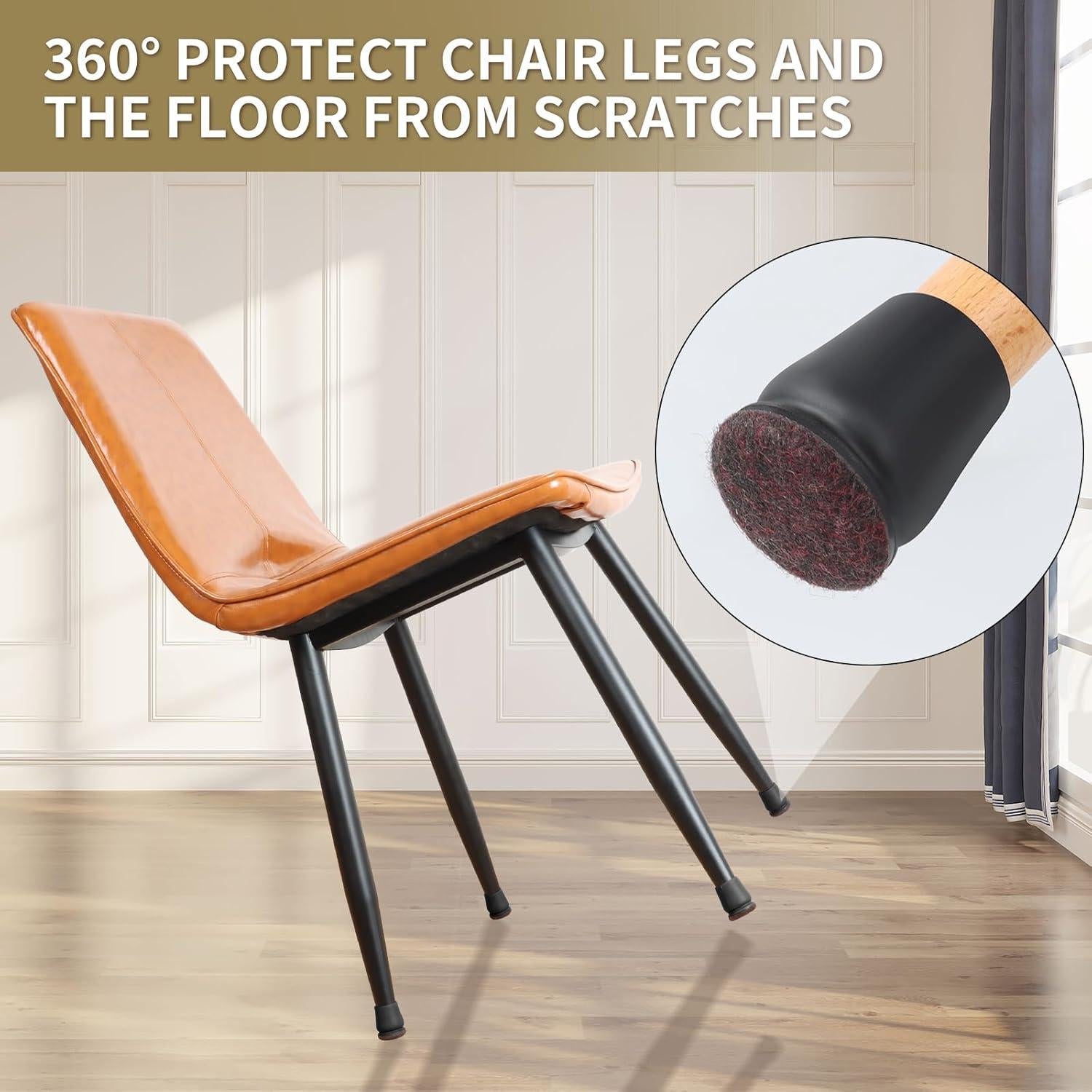 Ezprotekt 24 Protectores de Suelo de Silicona para Muebles