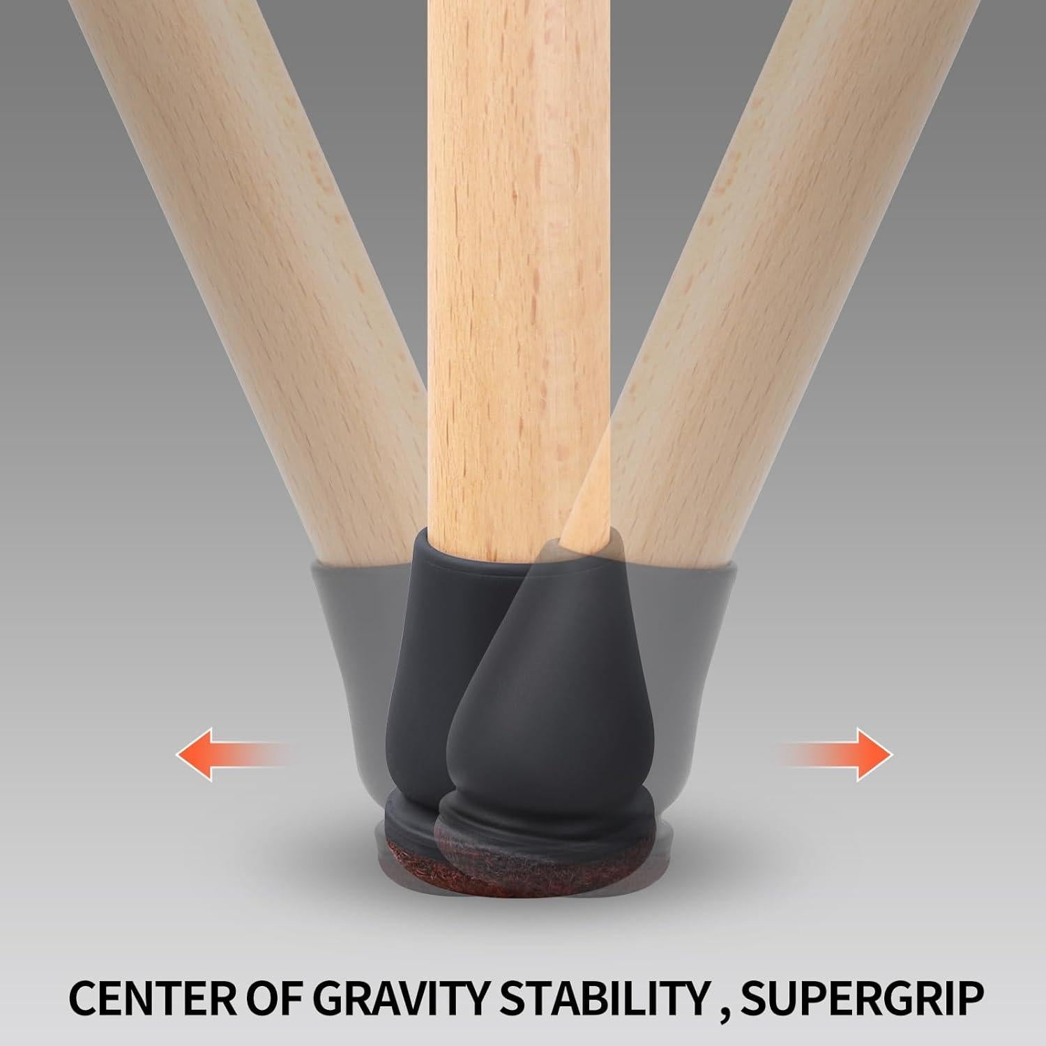 Ezprotekt 24 Protectores de Suelo de Silicona para Muebles