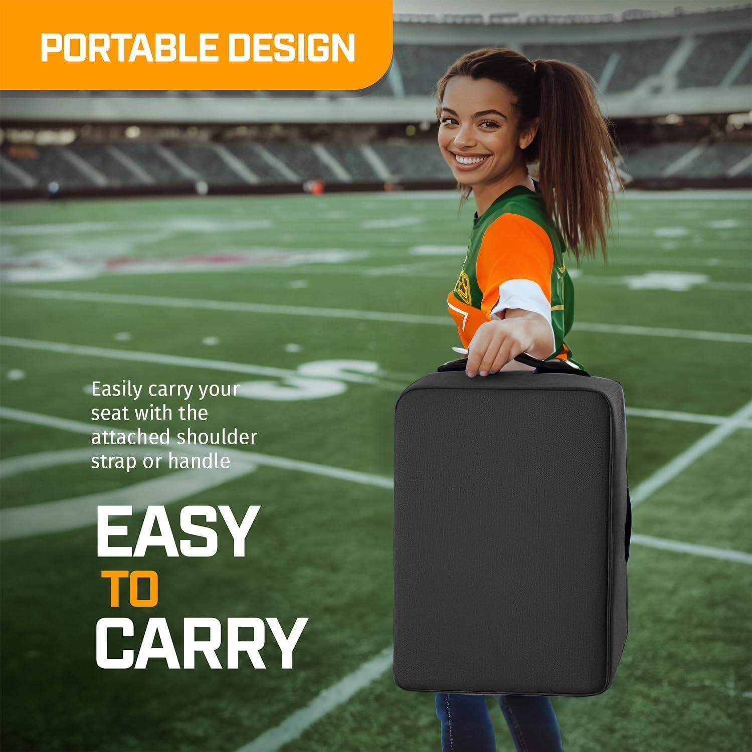 Cojín de Estadio Calentado Alpcour APC-SSCHBK Impermeable