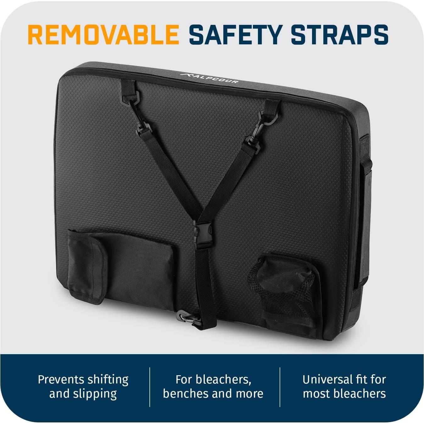 Cojín de Estadio Calentado Alpcour APC-SSCHBK Impermeable