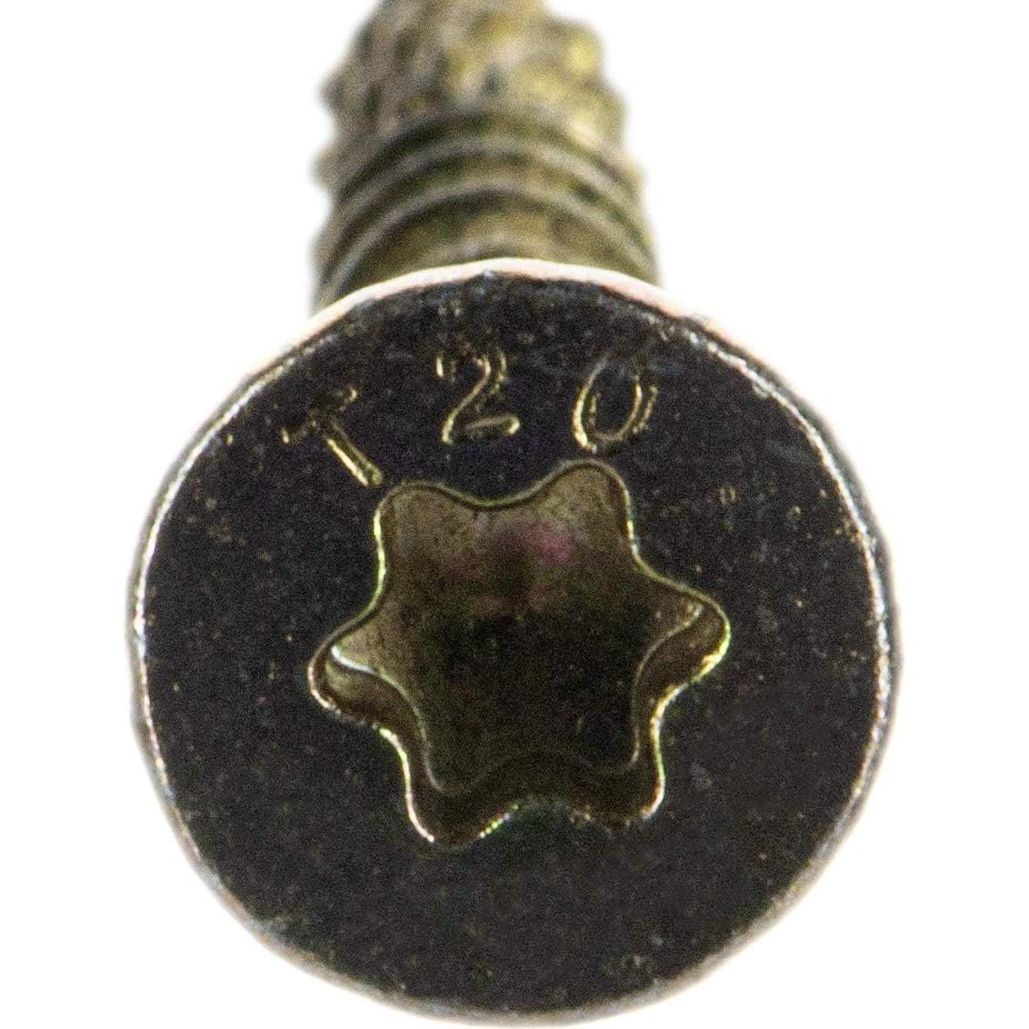 Tornillos de Madera #8 Hard-to-Find Fastener 3.81 cm Amarillo 30 Pzas