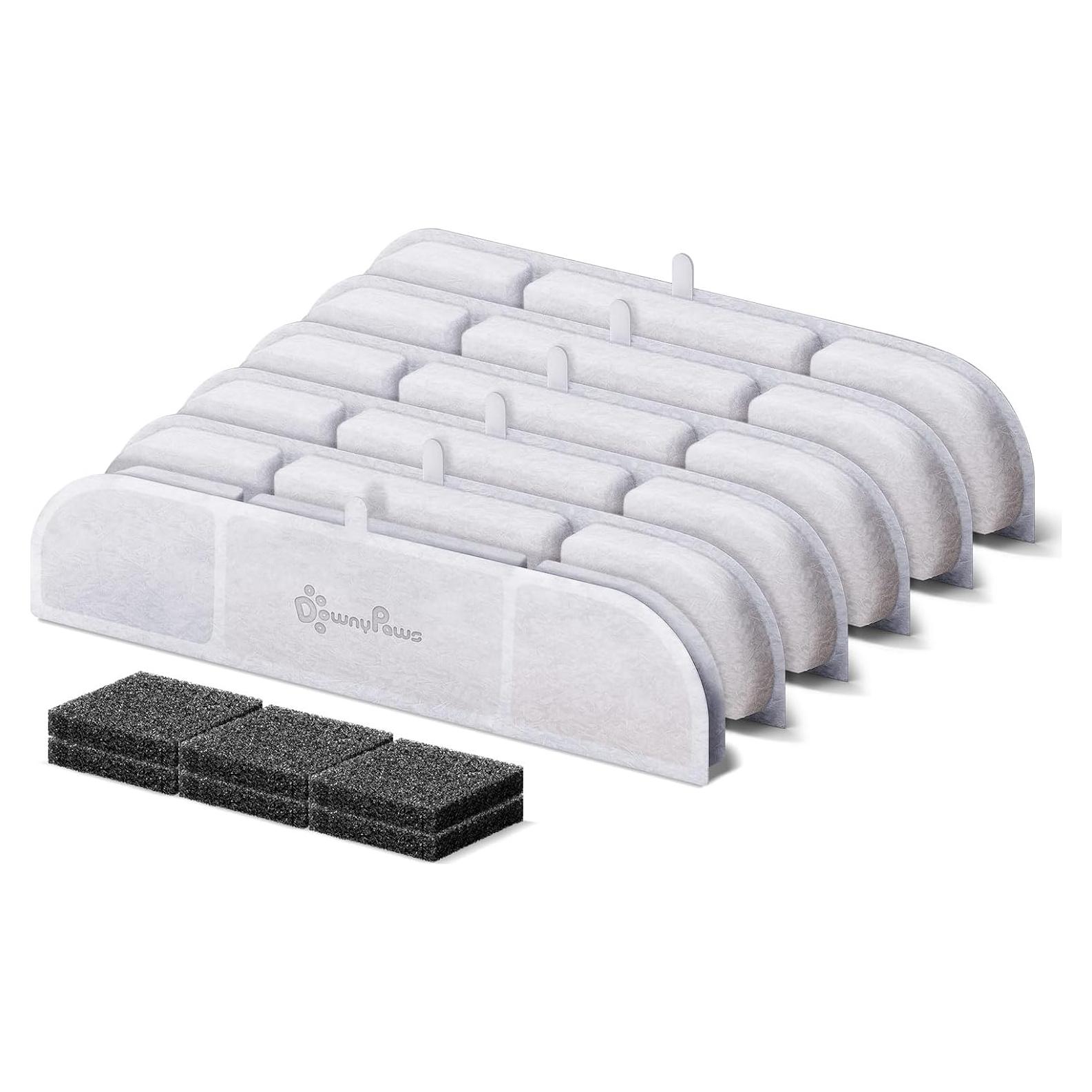 Filtros de Reemplazo DownyPaws DPWFP6 para Fuente de Agua Gatos