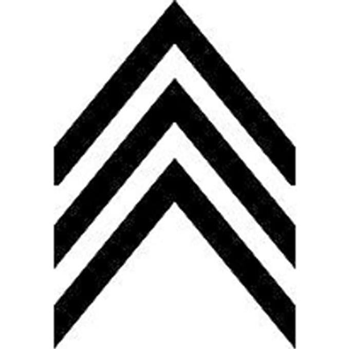 Tatuaje Temporal Inkbox Chevron 2.54x2.54cm Semi-Permanente