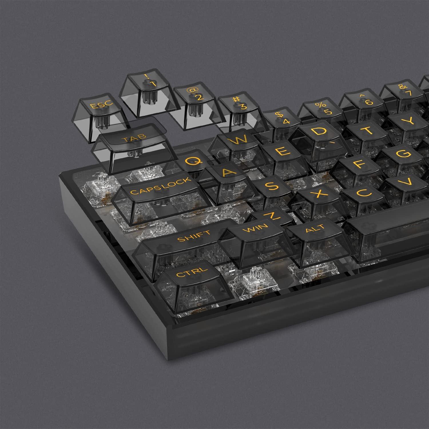 Tapas de Teclado Mecánico Dagaladoo Cherry Negro 140 Teclas