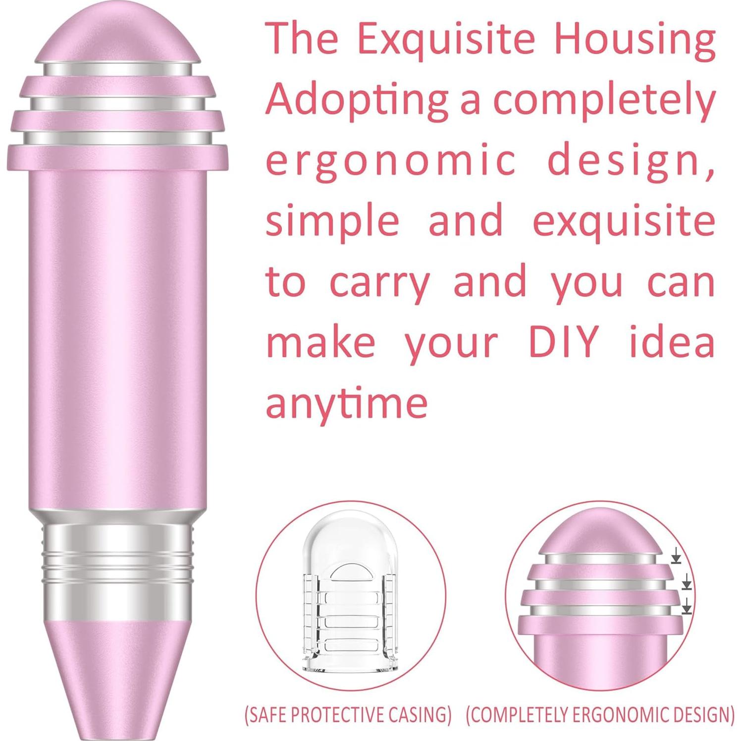 Cuchilla de Corte y Carcasa dbwhole Rosa para Cricut Maker