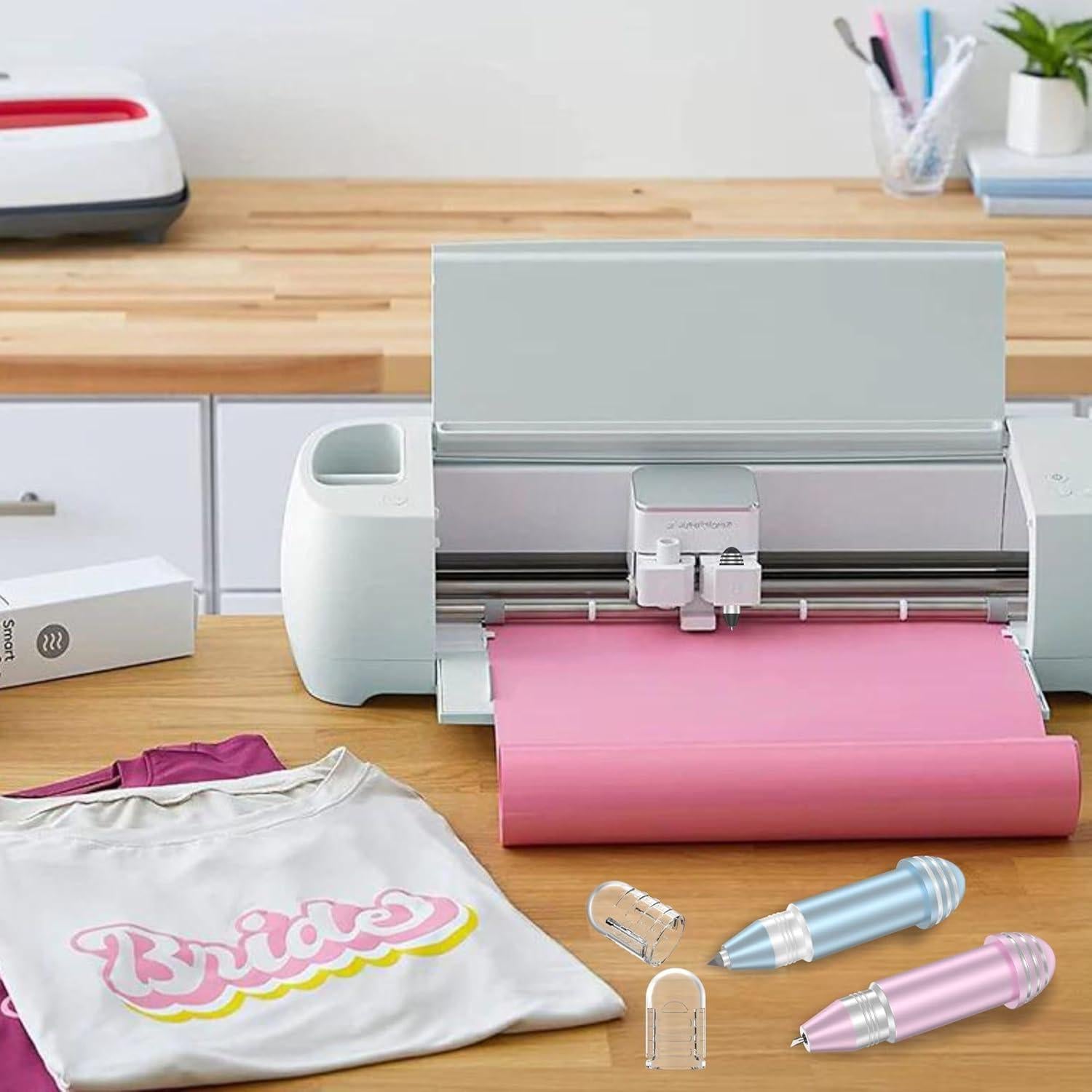 Cuchilla de Corte y Carcasa dbwhole Rosa para Cricut Maker