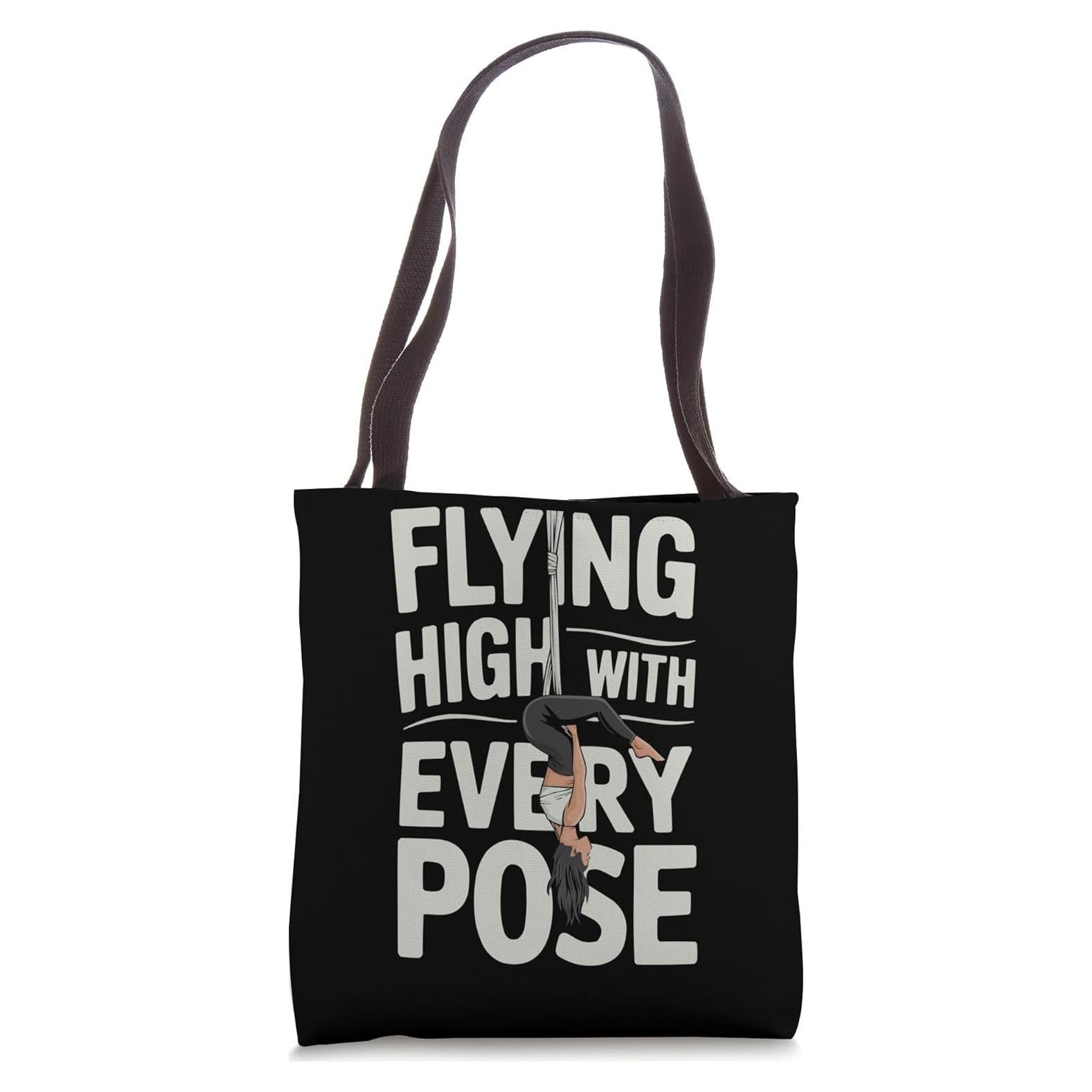 Bolsa Tote Yoga Aéreo Zen 40.64 cm con Asas de Algodón