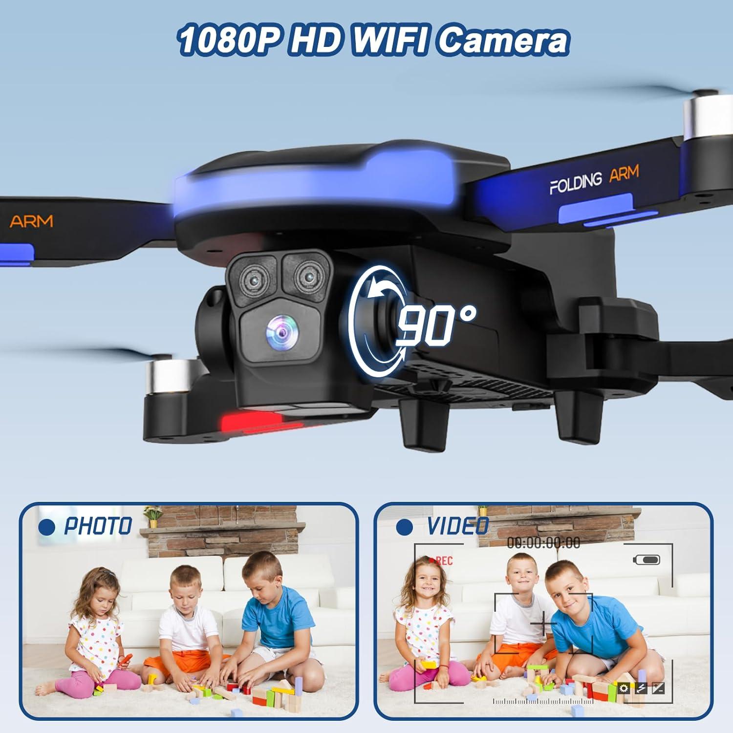 Dron Surelect 1080P HD Plegable para Niños con Cámara