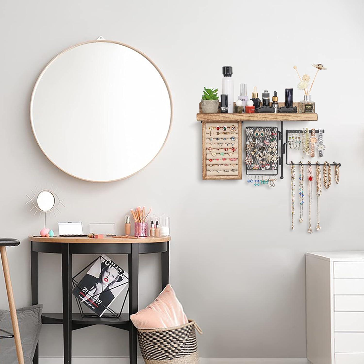 Organizador de Joyería Colgante SOLIMINTR Pared 4 en 1