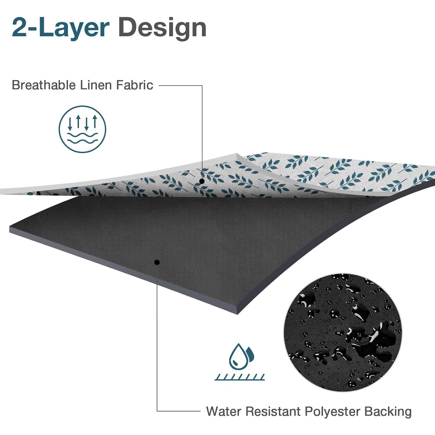 Manta de Picnic Impermeable WILLOW WEAVE 200x145 cm Azul